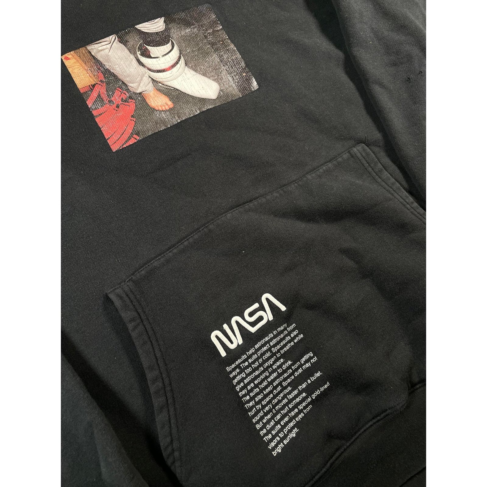 Heron Preston Heron Preston 'NASA Boot' Black Hoodie Size US L / EU 52-54 / 3 - 4 Thumbnail