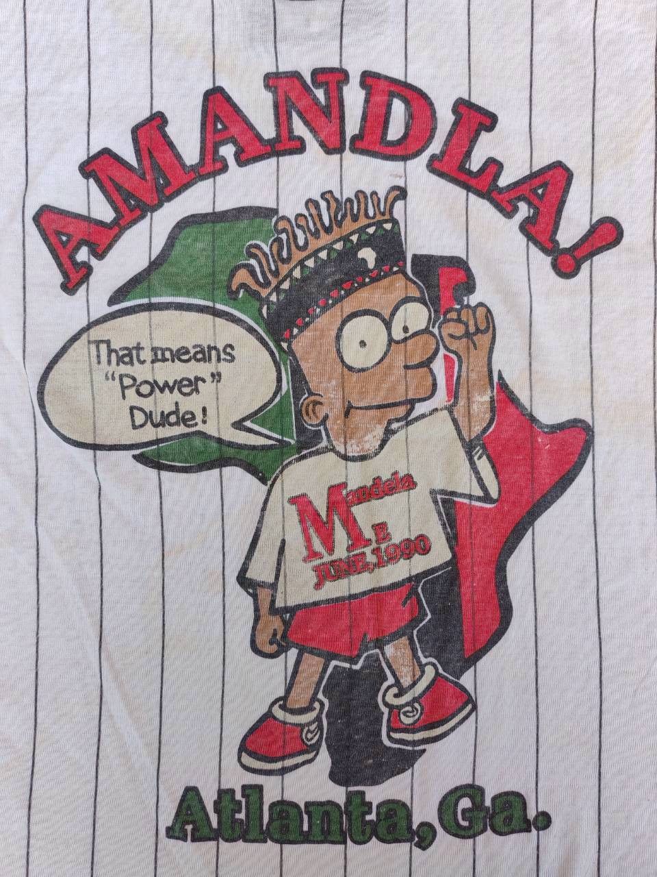Other Bart Simpson Nelson Mandela Rare 1990 3/4 Long Sleeve #1 Size US S / EU 44-46 / 1 - 2 Thumbnail