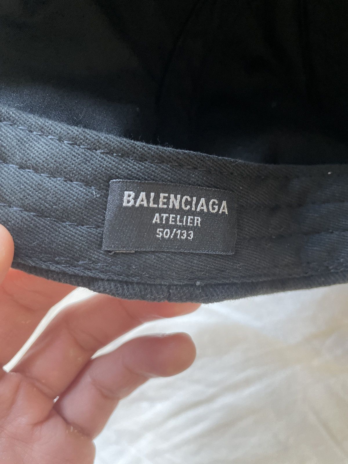 Balenciaga Balenciaga 50/133 ATELIER LIMITED Upcycled Cap size L Size ONE SIZE - 3 Thumbnail