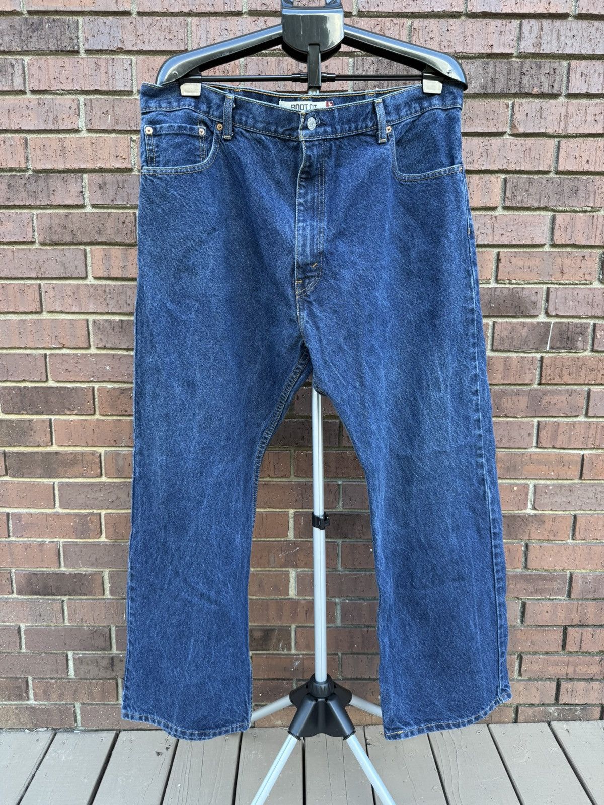 Levi's Made & Crafted Levi's 517 Bootcut Denim Blue Jeans Mens Size 42 X 30 Dark Size US 42 / EU 58 - 2 Thumbnail