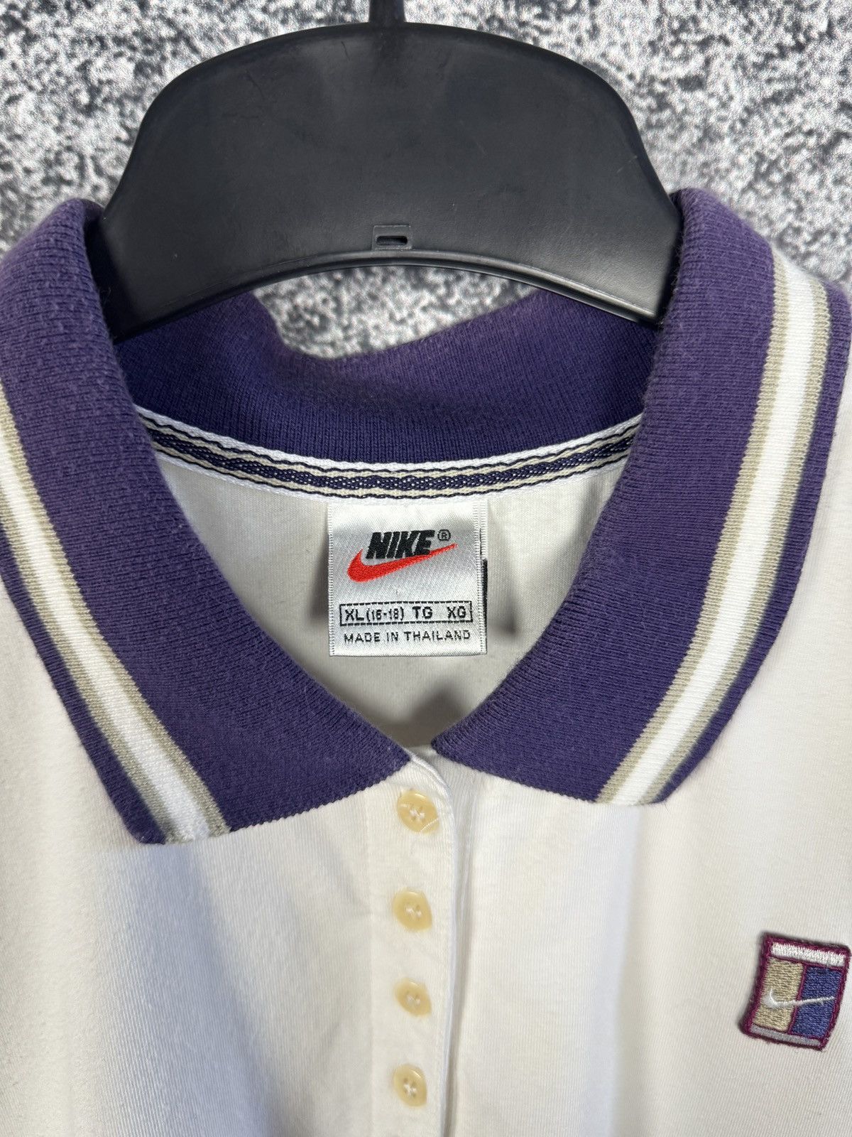 Nike Women’s Vintage Nike Dri Fit Court Tennis Polo Shirt Rare Xl Size XL / US 12-14 / IT 48-50 - 8 Thumbnail