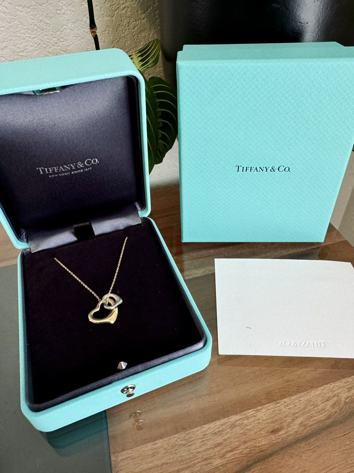 Tiffany & Co. Tiffany Co Yellow Gold Sterling Silver Elsa Peretti® Heart Size ONE SIZE - 7 Thumbnail