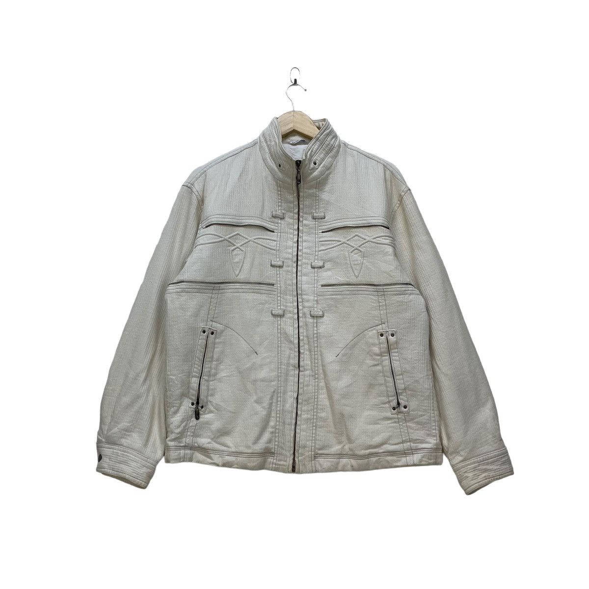 Issey Miyake × Japanese Brand × Vintage Vintage Japanese Brand Nice Design Santa Fe Biker Jacket Size US L / EU 52-54 / 3 - 2 Thumbnail