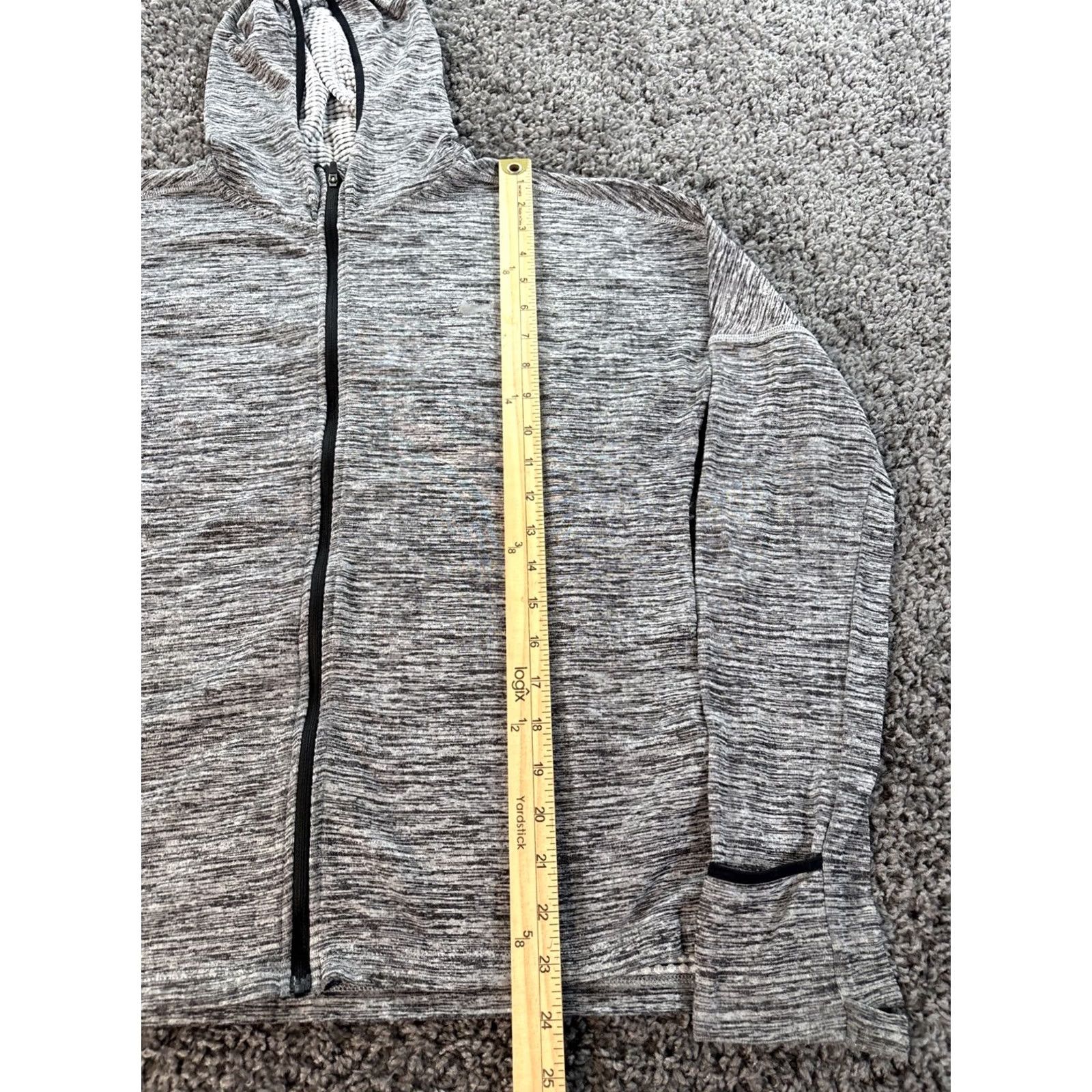 Nike Nike Hoodie Womens XL Gray Full Zip Therma Sphere Dri-Fit Running Pullover Size XL / US 12-14 / IT 48-50 - 2 Thumbnail