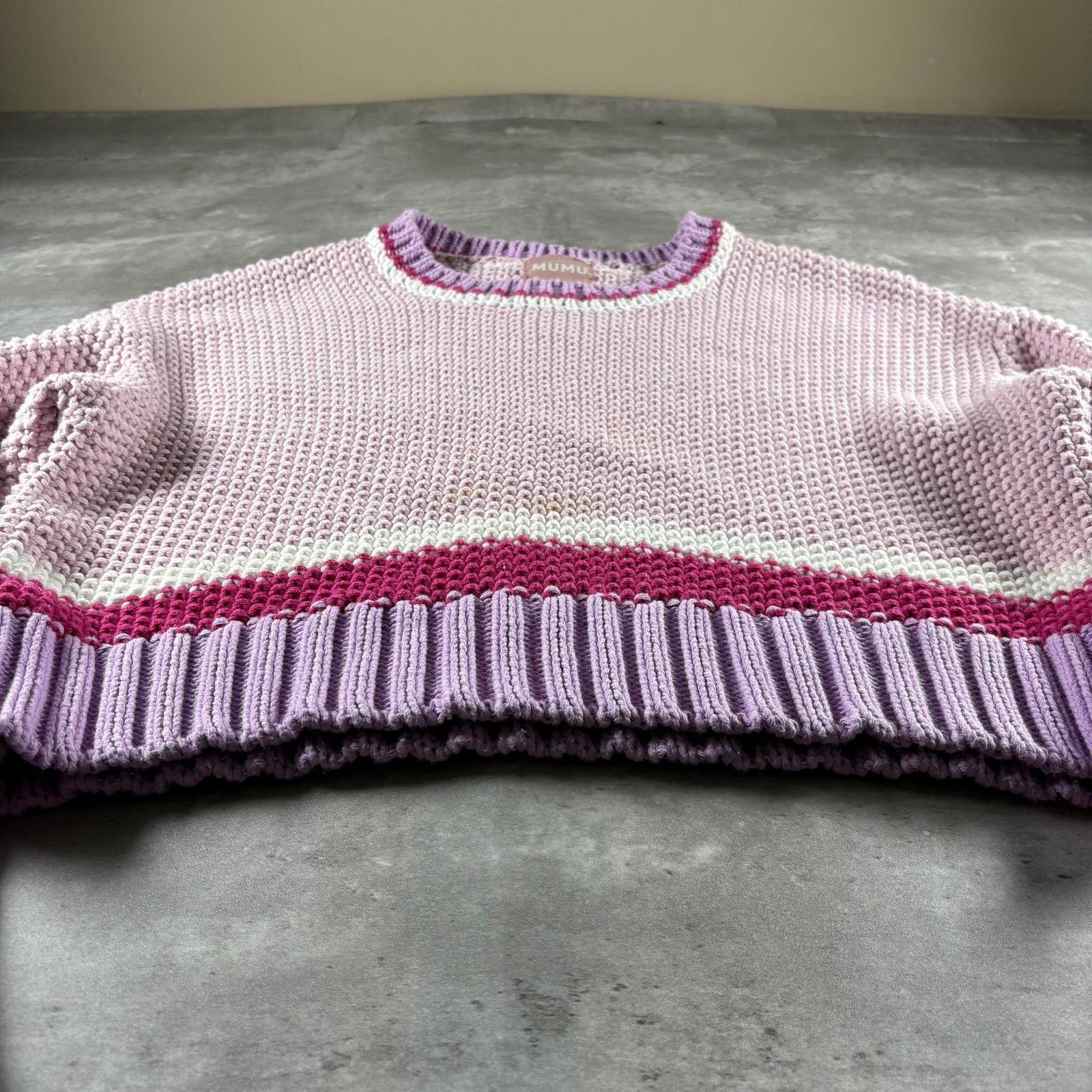 Muubaa Pink MUMU knit sweater Size M / US 6-8 / IT 42-44 - 3 Thumbnail