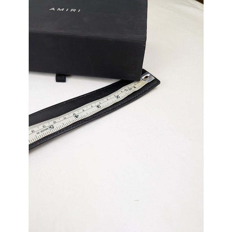 Amiri o1rshd1 Size: 100 /4CM Enamel Amiri Core Belt in Black Size 40 - 12 Thumbnail