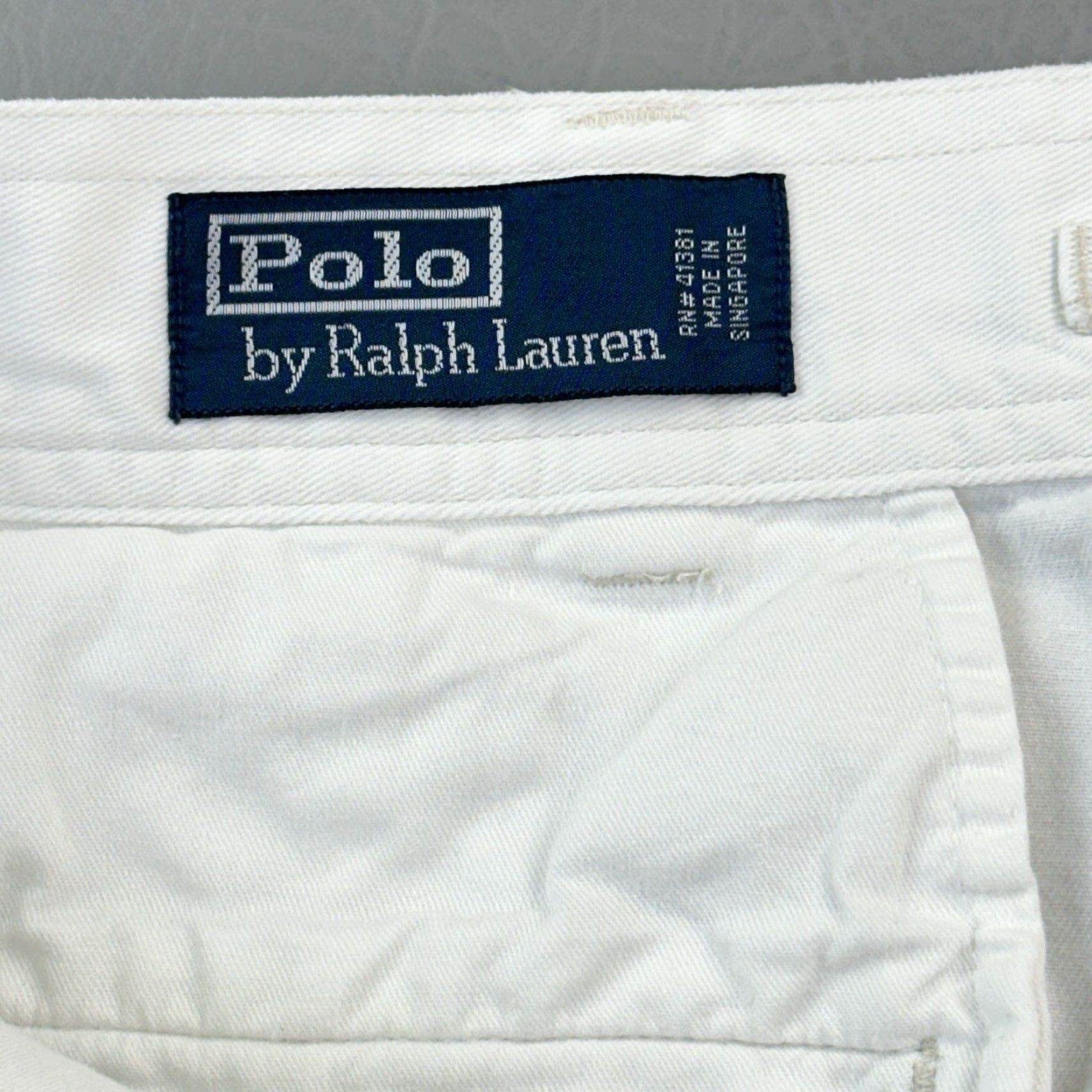 Polo Ralph Lauren VINTAGE Polo Ralph Lauren Shorts Mens 38 White Chino Cargo Casual Preppy Size US M / EU 48-50 / 2 - 4 Thumbnail
