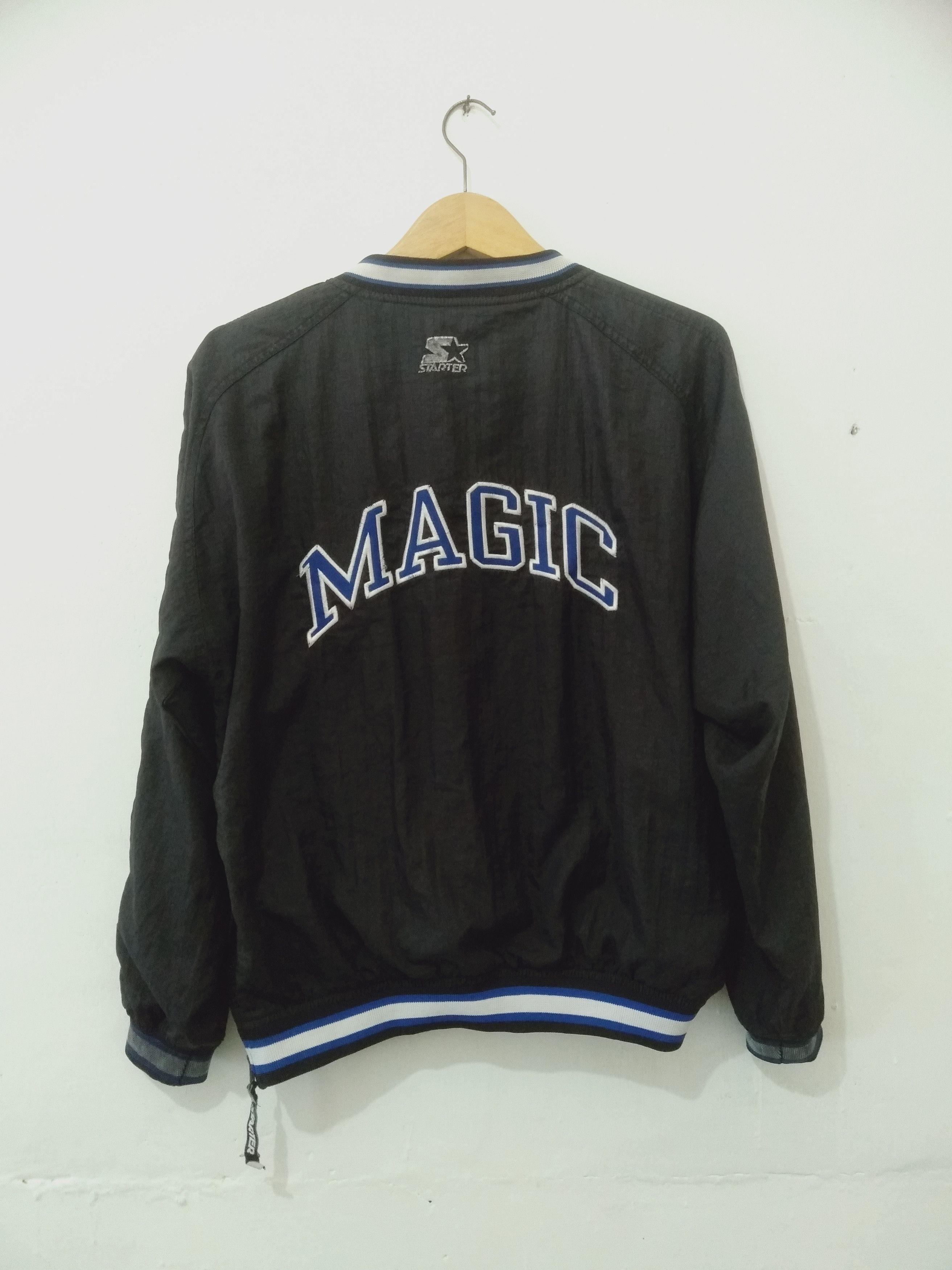NBA orlando magic starter black windbreaker pullover Size US M / EU 48-50 / 2 - 2 Thumbnail