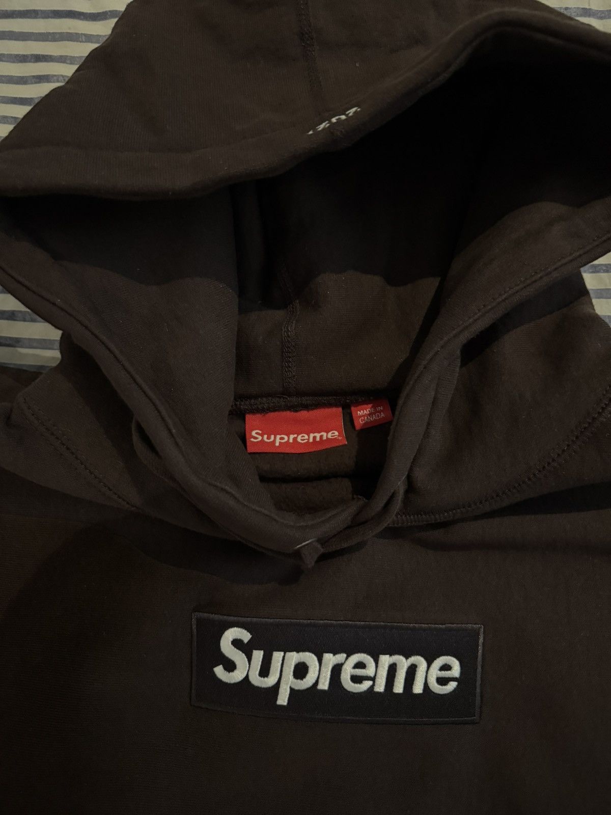 Supreme Supreme Brown Box Logo Hooded Sweatshirt Pullover Large FW21 Size US L / EU 52-54 / 3 - 14 Thumbnail