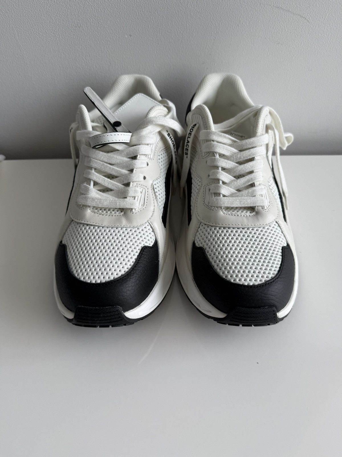 Off-White Off-White Kick Off Low Top Sneakers White Black Size US 10 / EU 43 - 6 Thumbnail