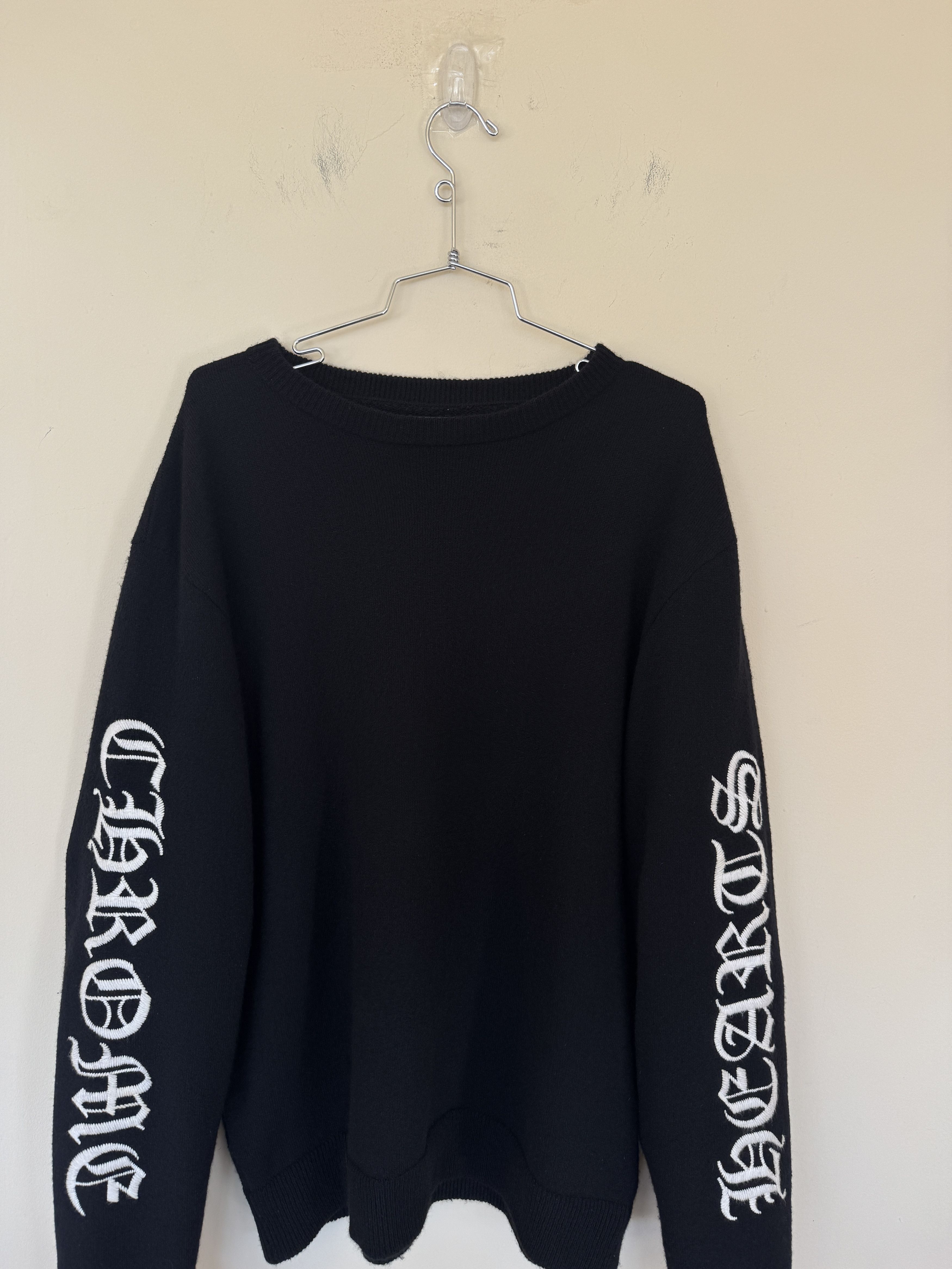 Chrome Hearts Chrome Hearts Embroidered Cashmere Sweater Size US L / EU 52-54 / 3 - 3 Thumbnail