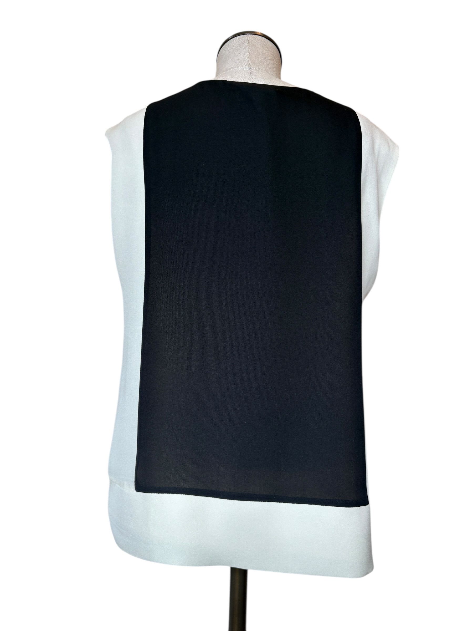 J.Crew Silk Sleeveless Blouse Size M / US 6-8 / IT 42-44 - 2 Thumbnail