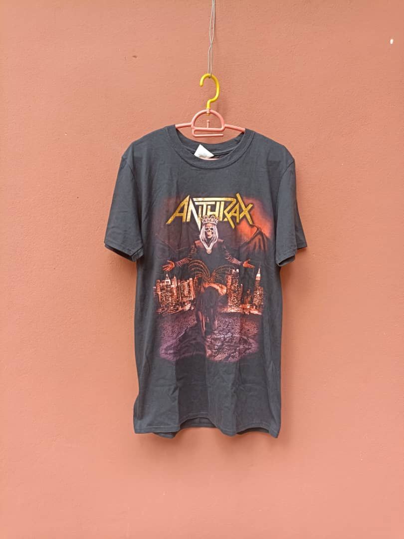 Band Tees T Shirt Anthrax Rock world band tour 2017 Size US M / EU 48-50 / 2 - 1 Thumbnail