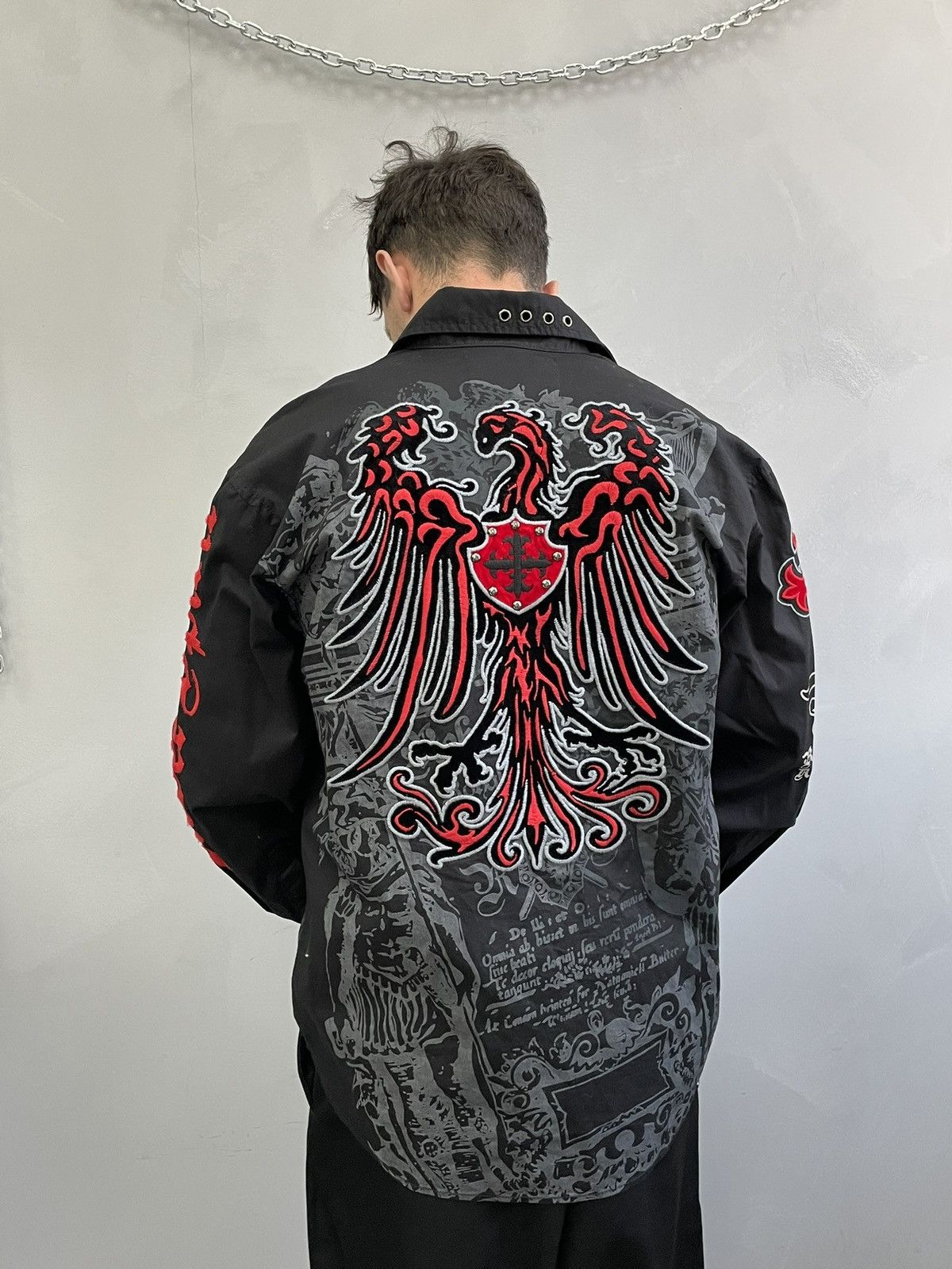 Affliction Vintage rare y2k affliction style shirt button up hype Size US L / EU 52-54 / 3 - 10 Thumbnail