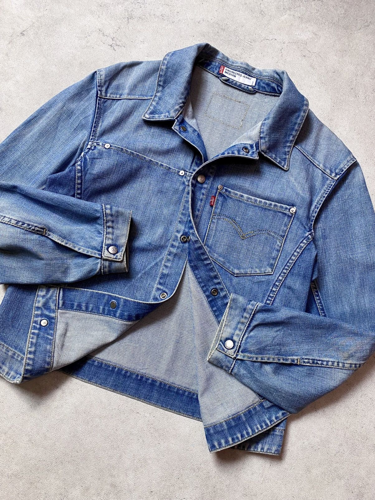 Levi's Vintage Denim Levis Engineered Jeans Jacket Size US M / EU 48-50 / 2 - 5 Thumbnail