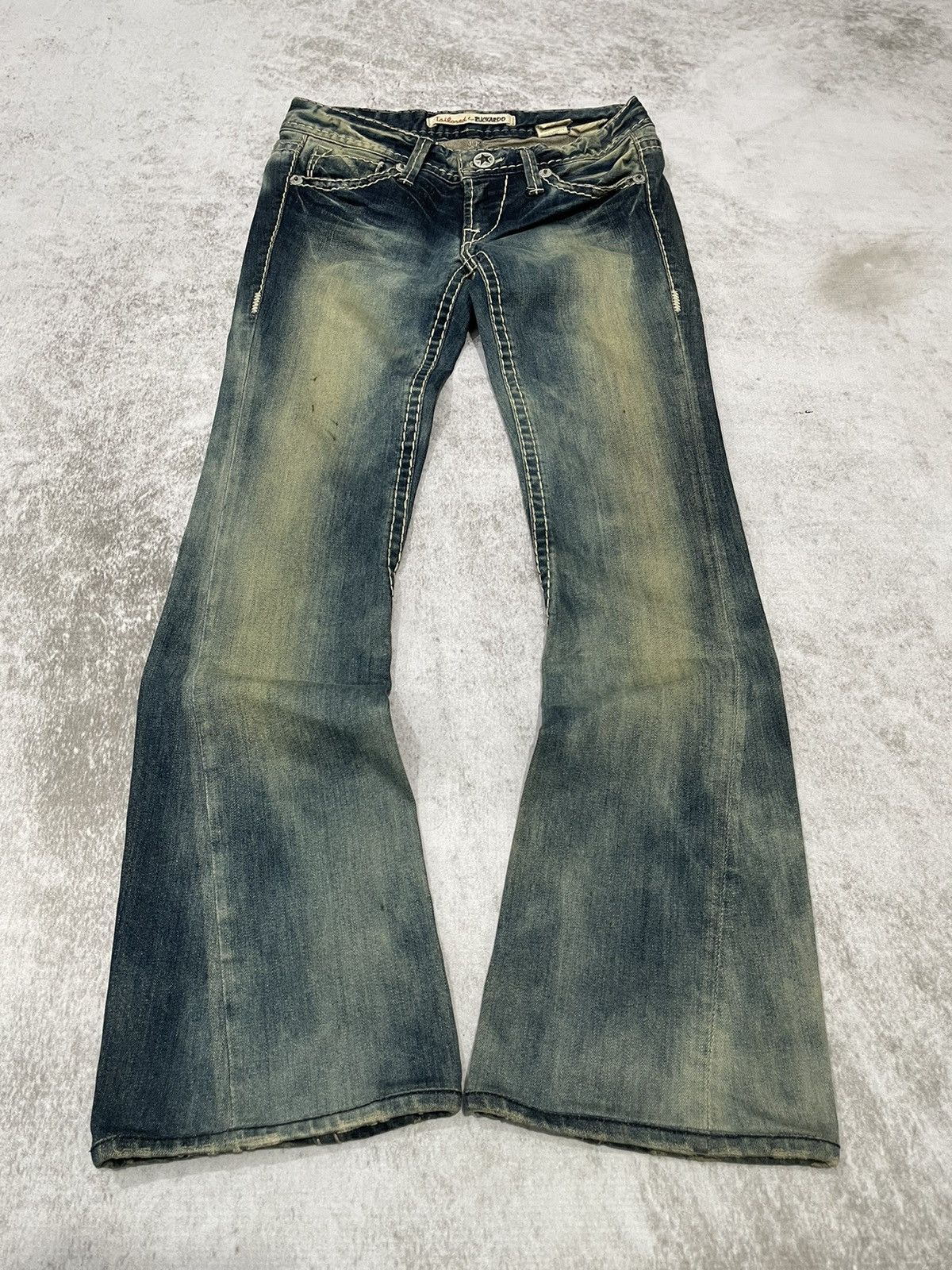 00s fuga coating flare denim archive お兄系