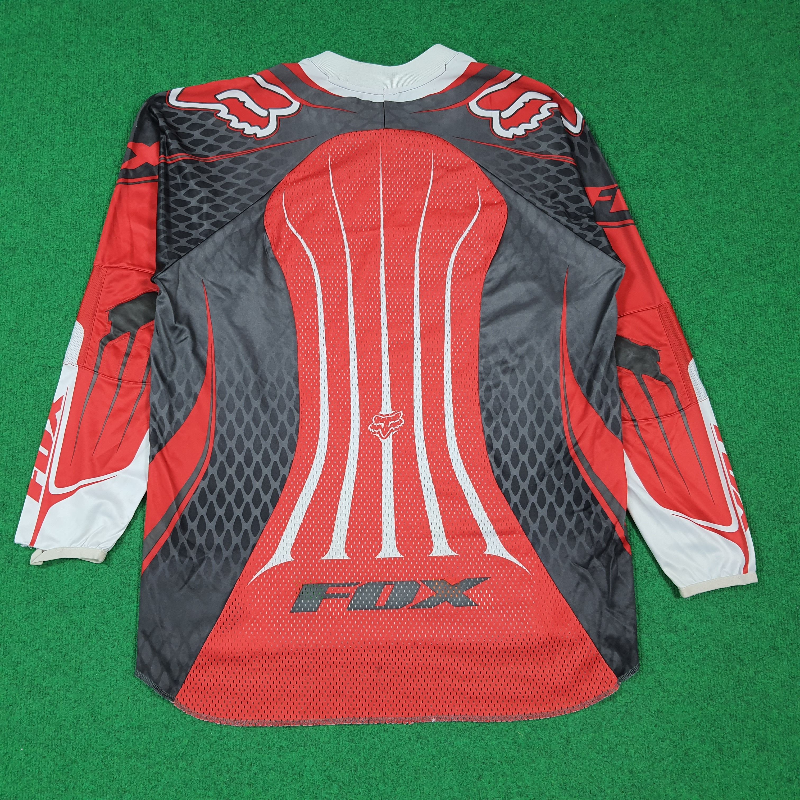 Fox Racing Vintage Fox Racing Motorsports Jersey C285N69 Size US XL / EU 56 / 4 - 3 Thumbnail
