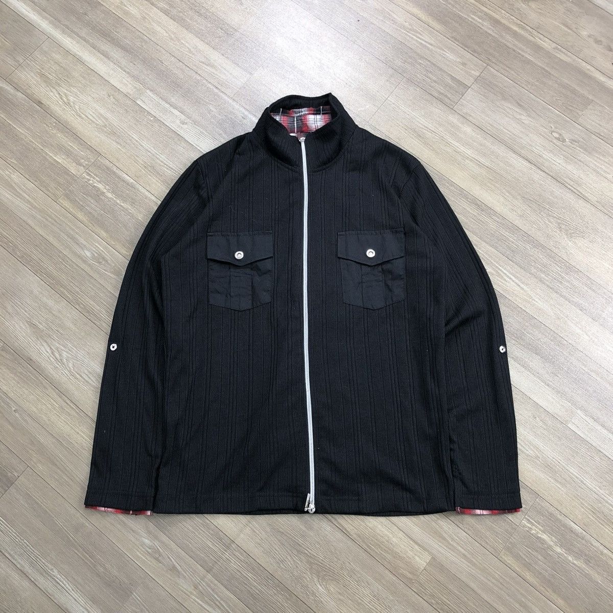If Six Was Nine 2000s Gilevan Double Layer Lgb Goa Grunge Shirt Jacket Y2K Size US M / EU 48-50 / 2 - 3 Thumbnail