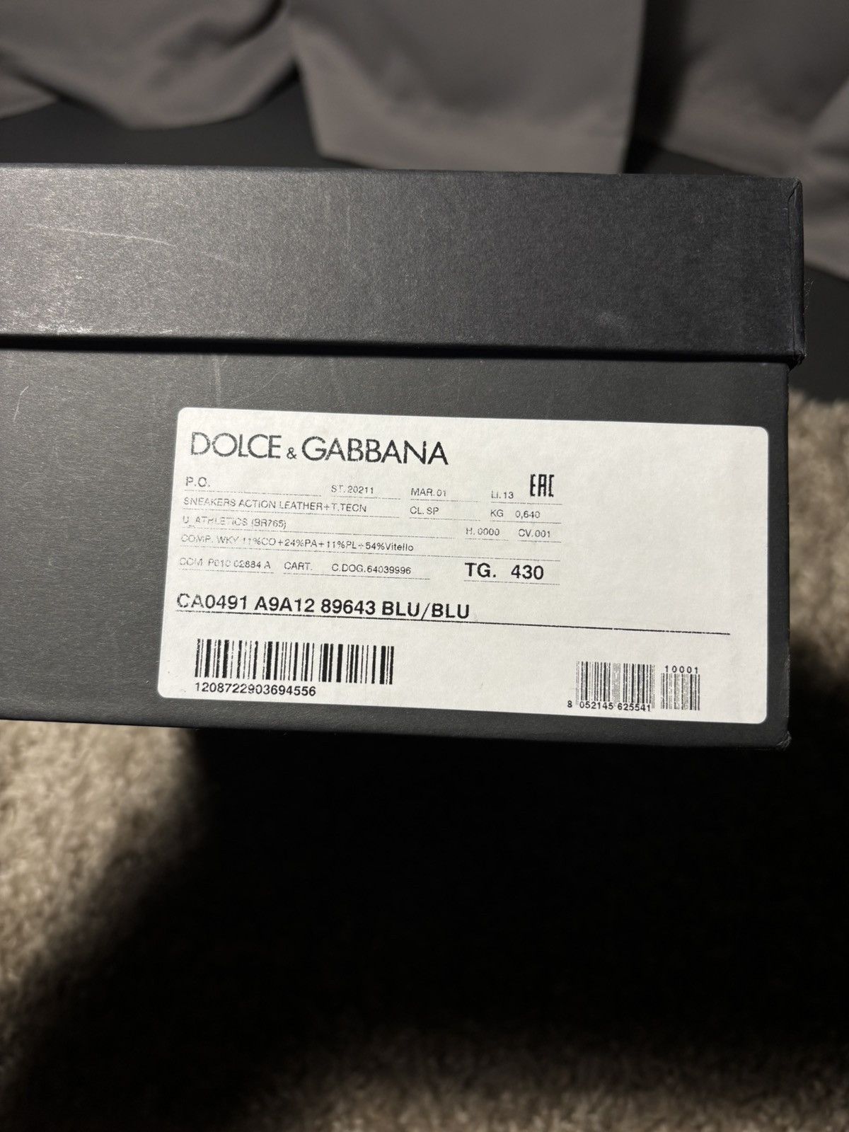Dolce & Gabbana Leather sneakers Dolce & Gabbana Size US 9 / EU 42 - 12 Thumbnail
