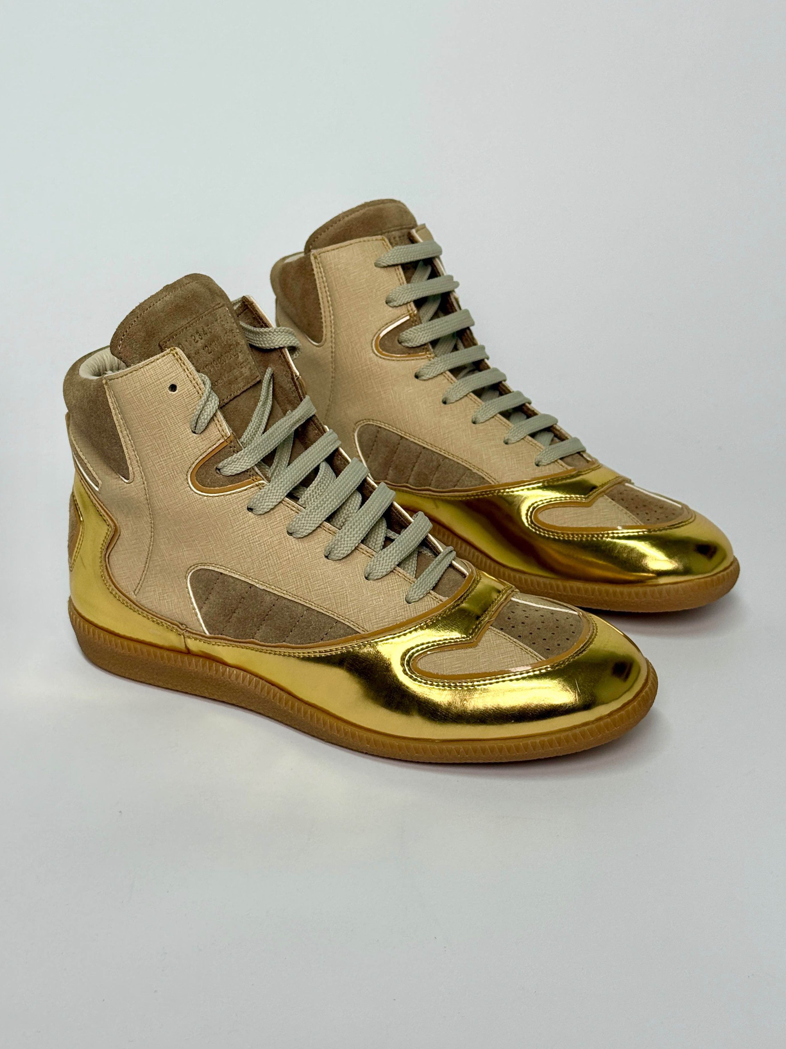 Maison Margiela Maison Martin Margiela Gold "Cadillac" Hightop Size US 8 / EU 41 - 2 Thumbnail