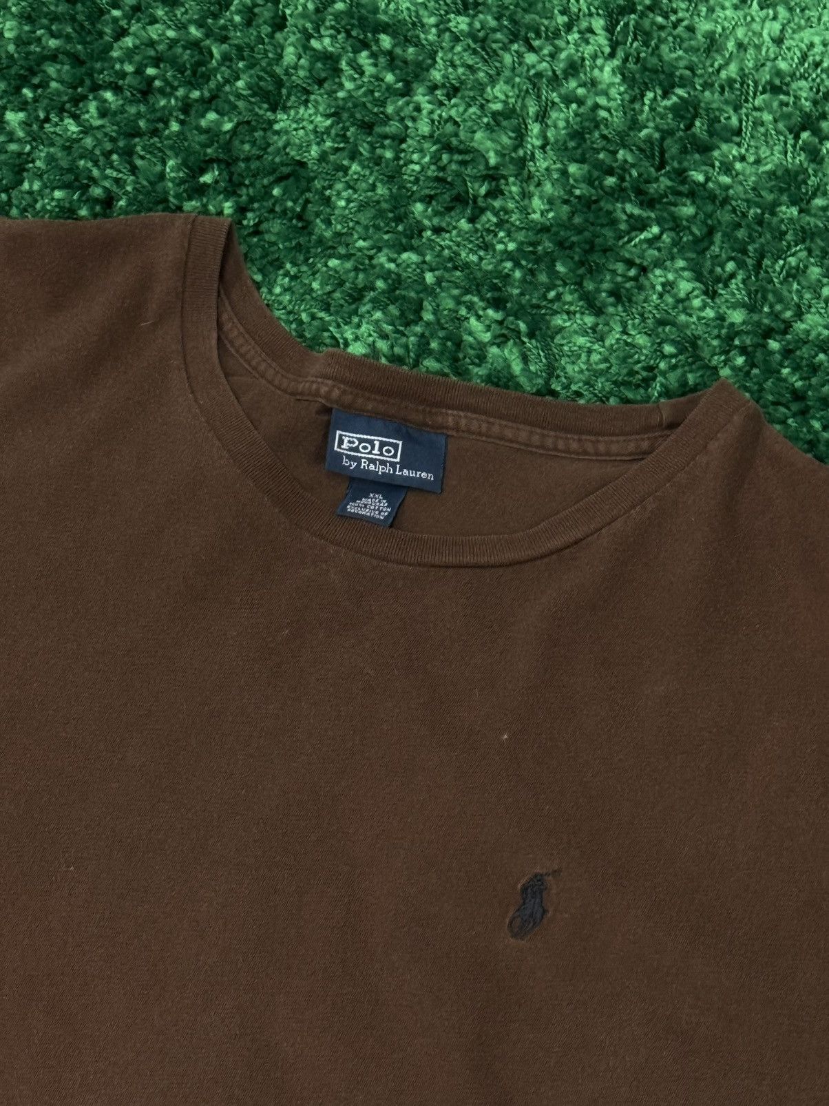 Polo Ralph Lauren Polo Ralph Lauren Coffee Mocha Brown Logo Pony Tee 2XL XXL Size US XXL / EU 58 / 5 - 1 Thumbnail