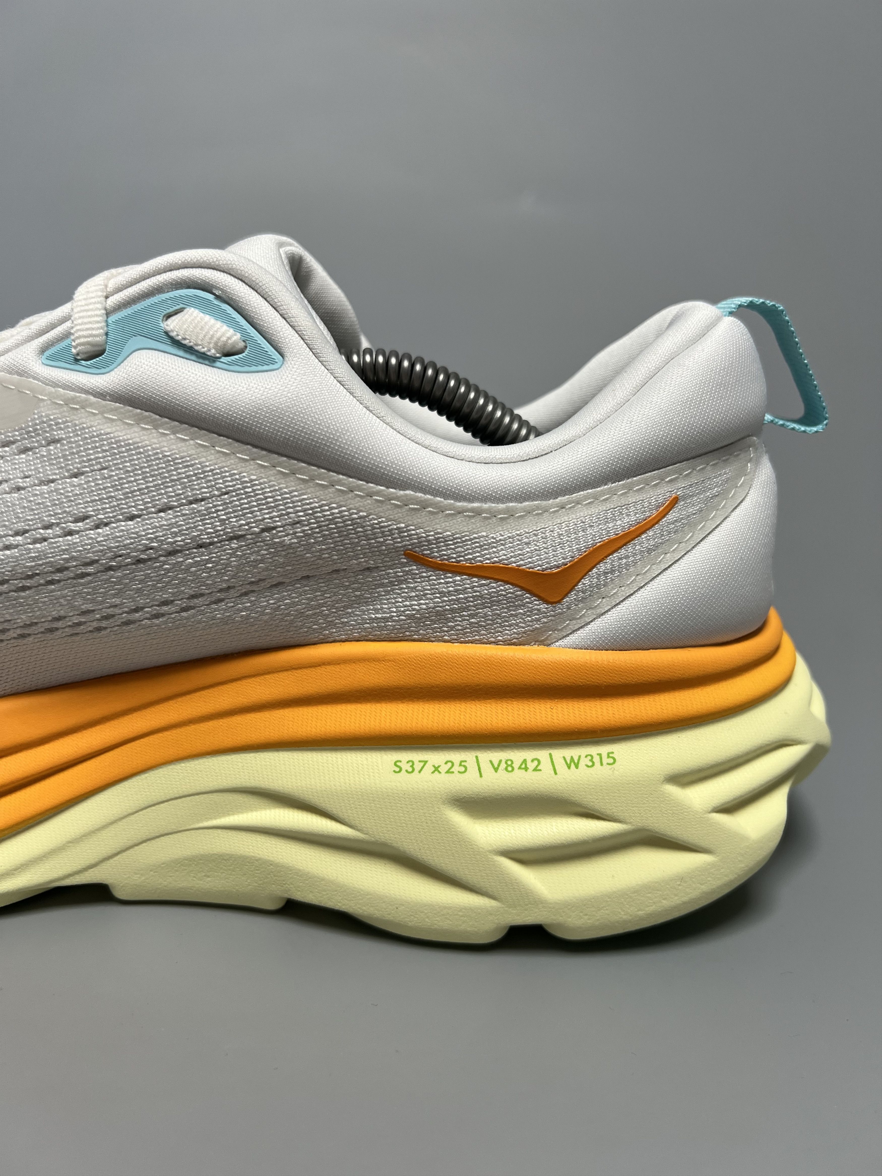 Hoka 10.5D Hoka One One Bondi 8 Men's Running Shoes Gym Walking Size US 10.5 / EU 43-44 - 11 Thumbnail
