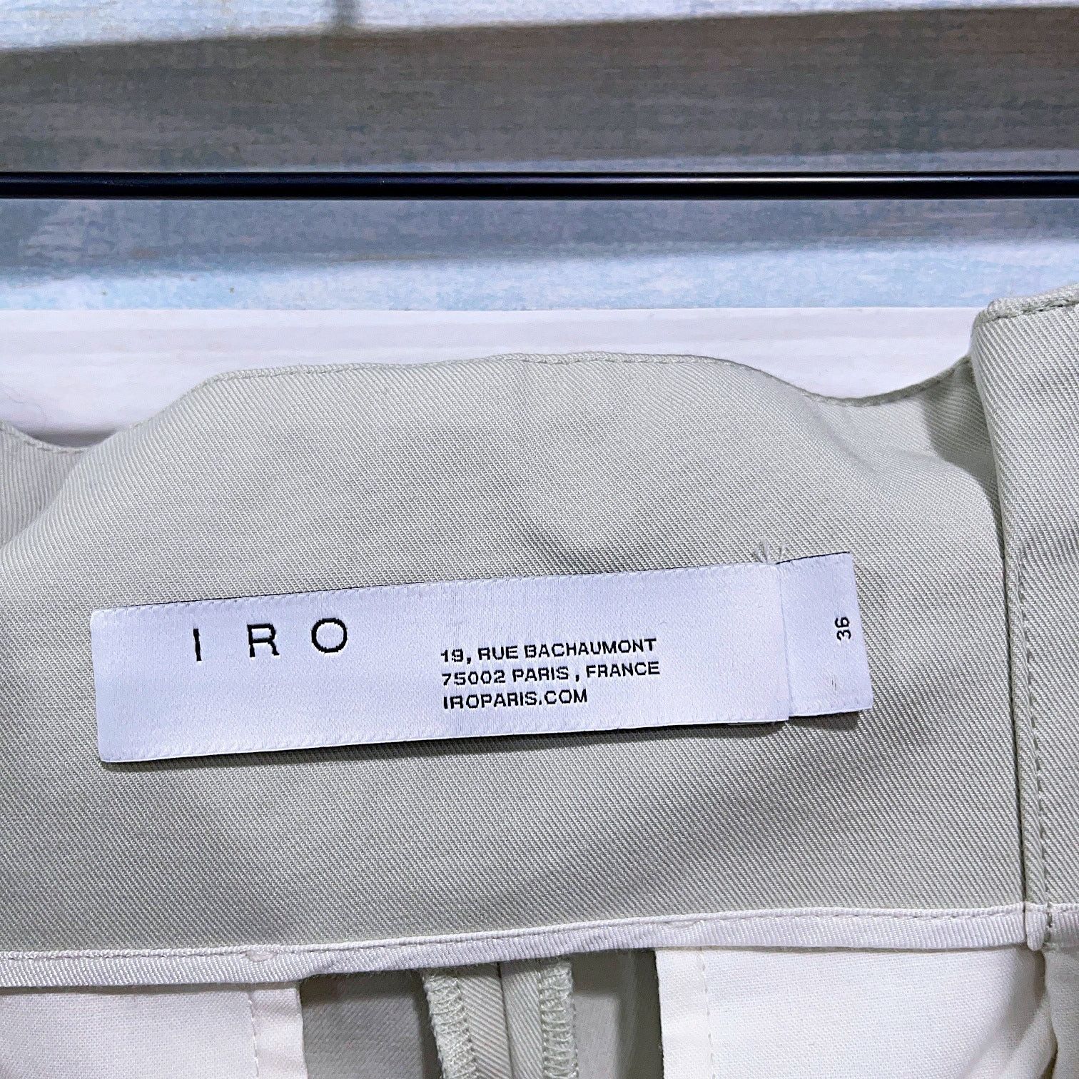 Iro IRO Ritokie High Waist Ankle Paperbag Trousers Green FR 36 4 Size 27" / US 4 / IT 40 - 6 Thumbnail