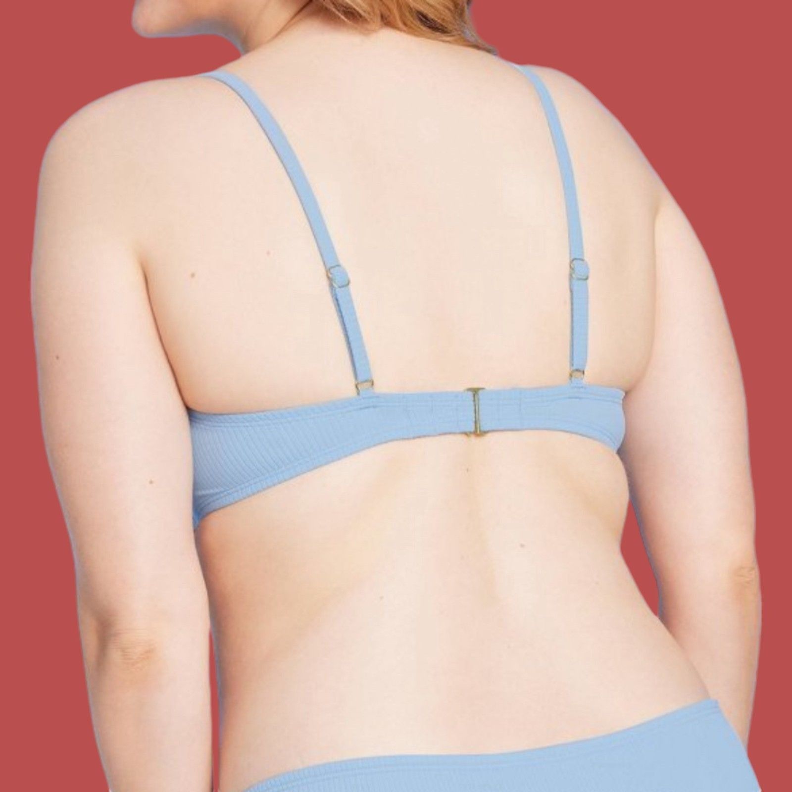 Other Shade & Shore - Women's Ribbed Underwire Bikini Top - Light Size ONE SIZE - 2 Thumbnail
