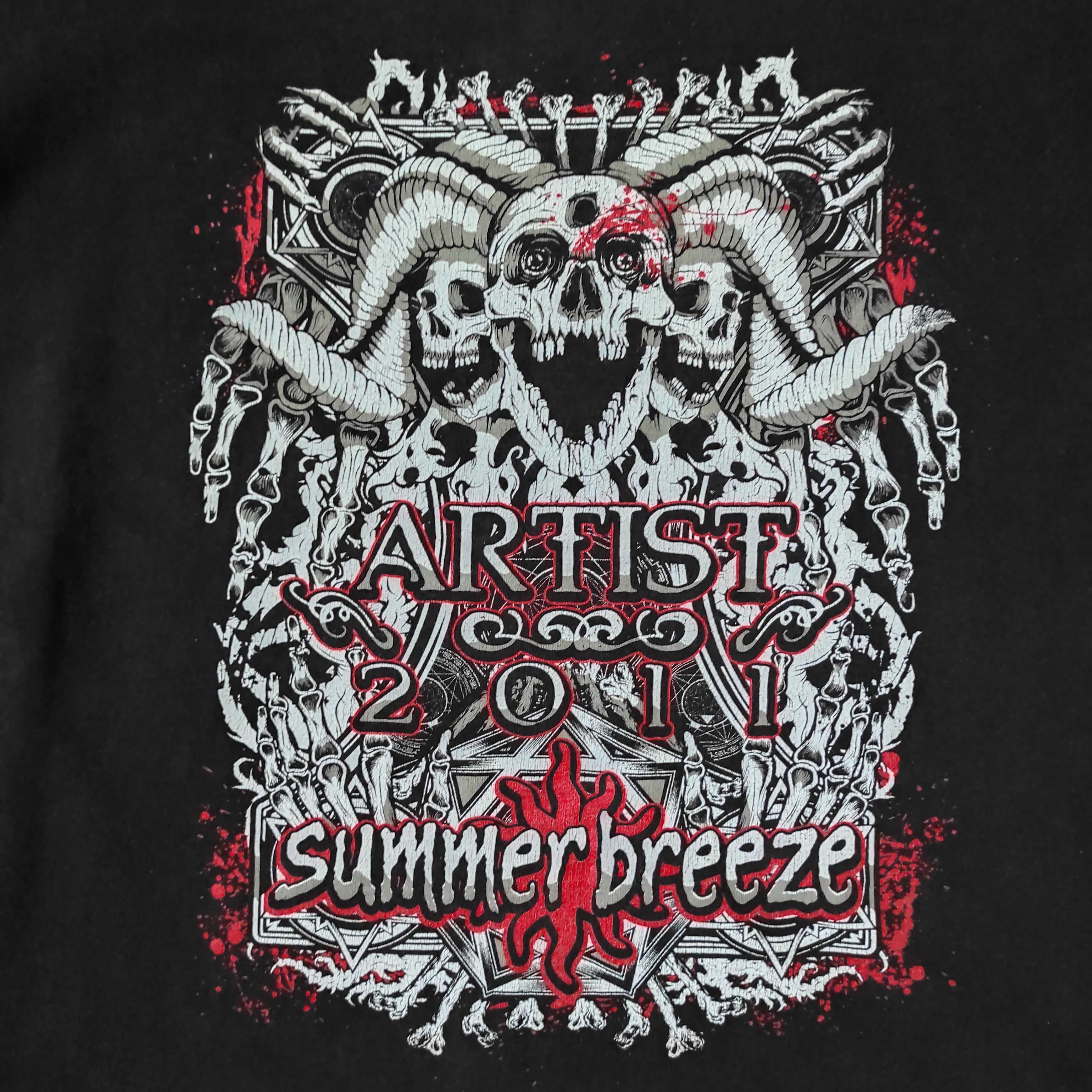 Band Tees Summer Breeze 2011 17-20 August Artist T-Shirt Heavy Metal Size US L / EU 52-54 / 3 - 5 Thumbnail