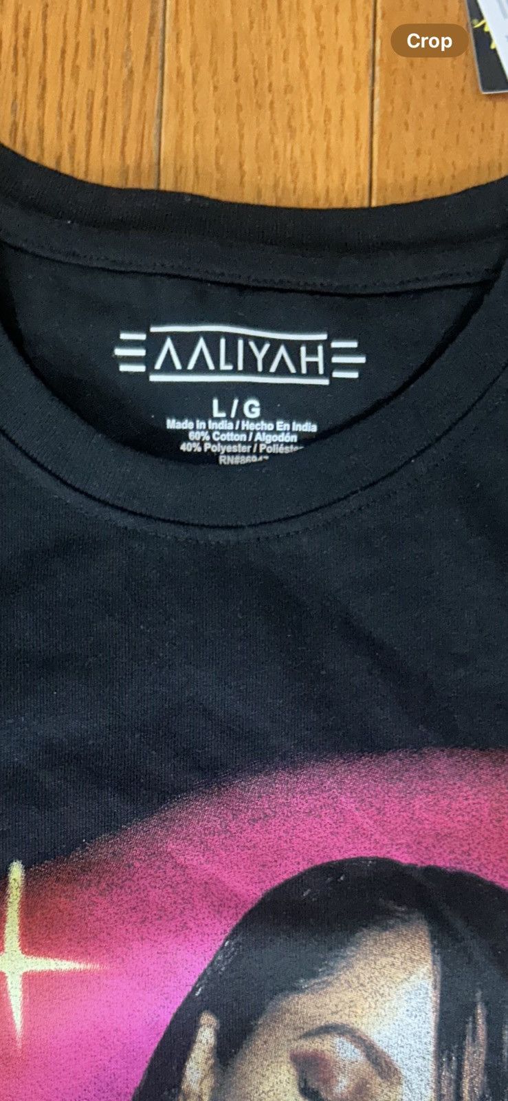 Vintage Aaliyah Vintage Tee Size US L / EU 52-54 / 3 - 8 Thumbnail