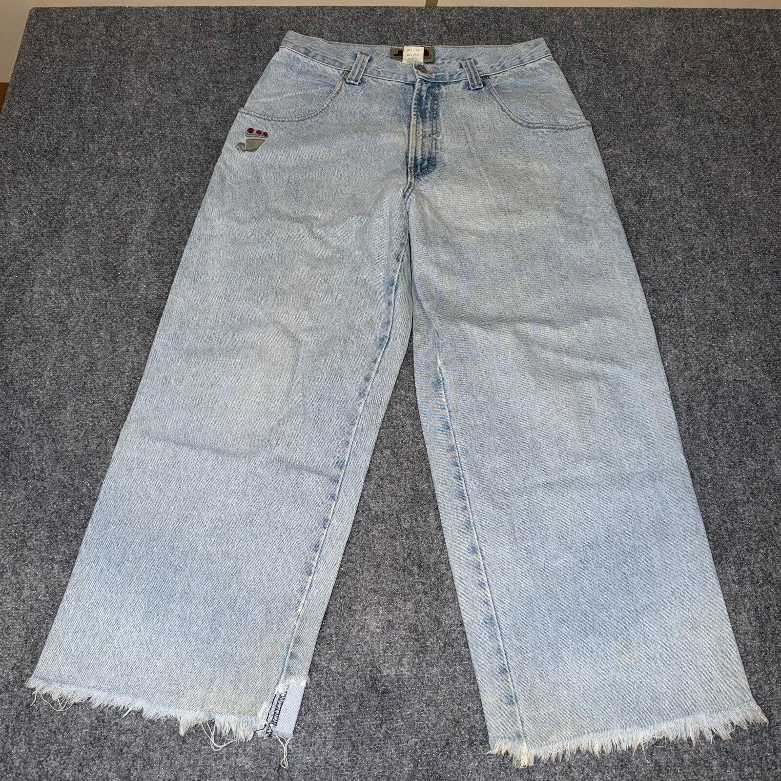 JNCO JNCO 179 Smoke Stacks Denim Jeans Mens 34x30 Vtg y2k 90s Size US 34 / EU 50 - 1 Thumbnail