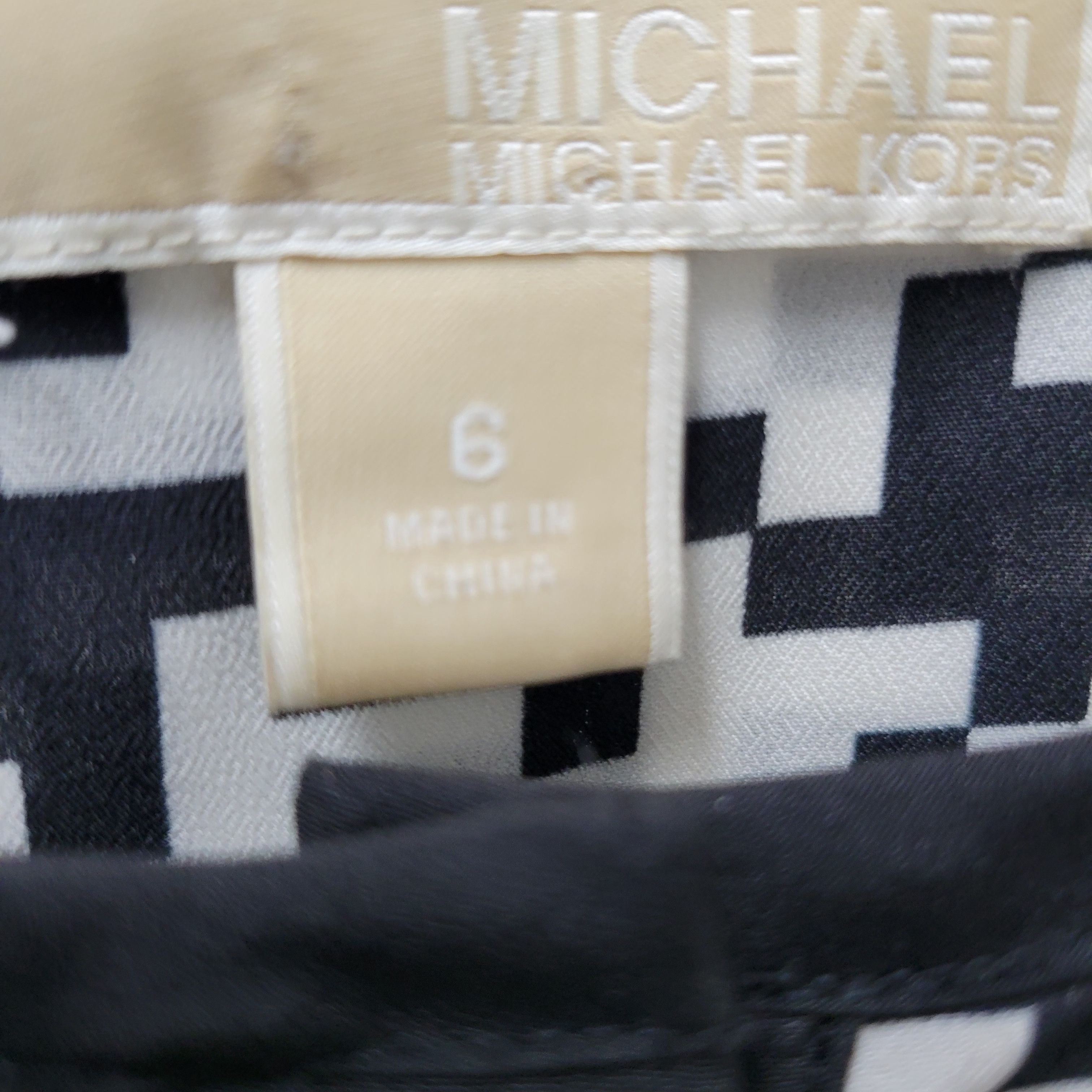Michael Kors Michael Kors Women's Black & White Blouse Size 6 Size M / US 6-8 / IT 42-44 - 8 Thumbnail
