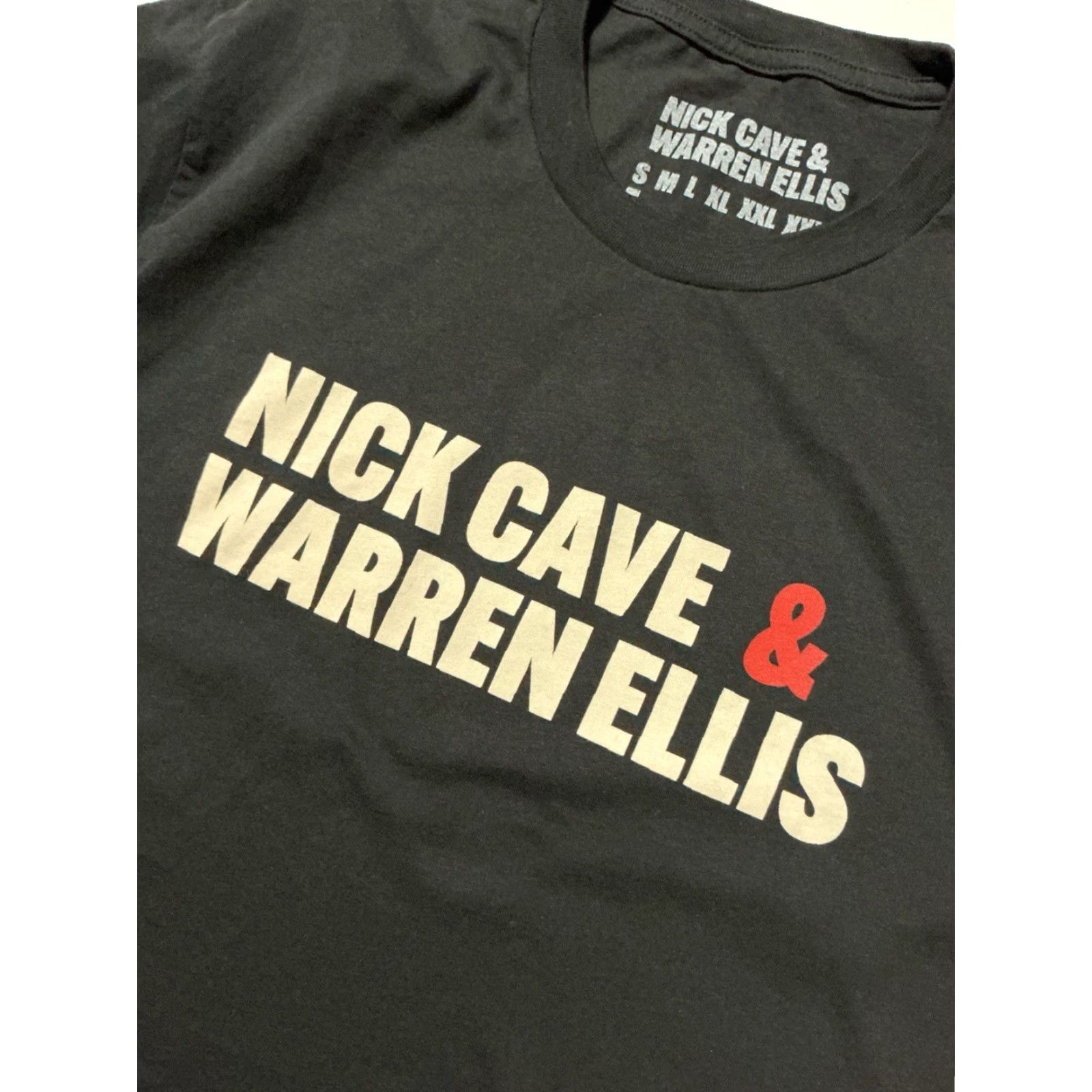 Vintage Nick Cave & Warren Ellis Carnage Tour 2022 Black Graphic Official Merch T-Shirt S Mens Small Size US S / EU 44-46 / 1 - 5 Thumbnail