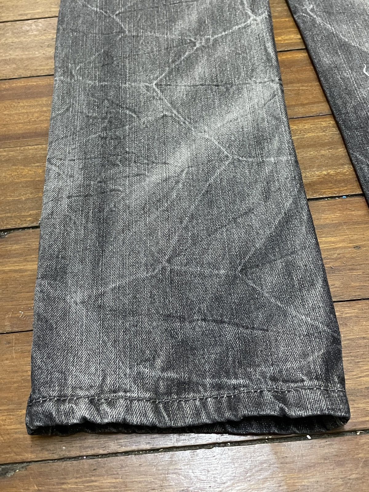 If Six Was Nine Rare Design Vintage Japanese Brand Distressed Jeans 2000s Size US 31 - 7 Thumbnail