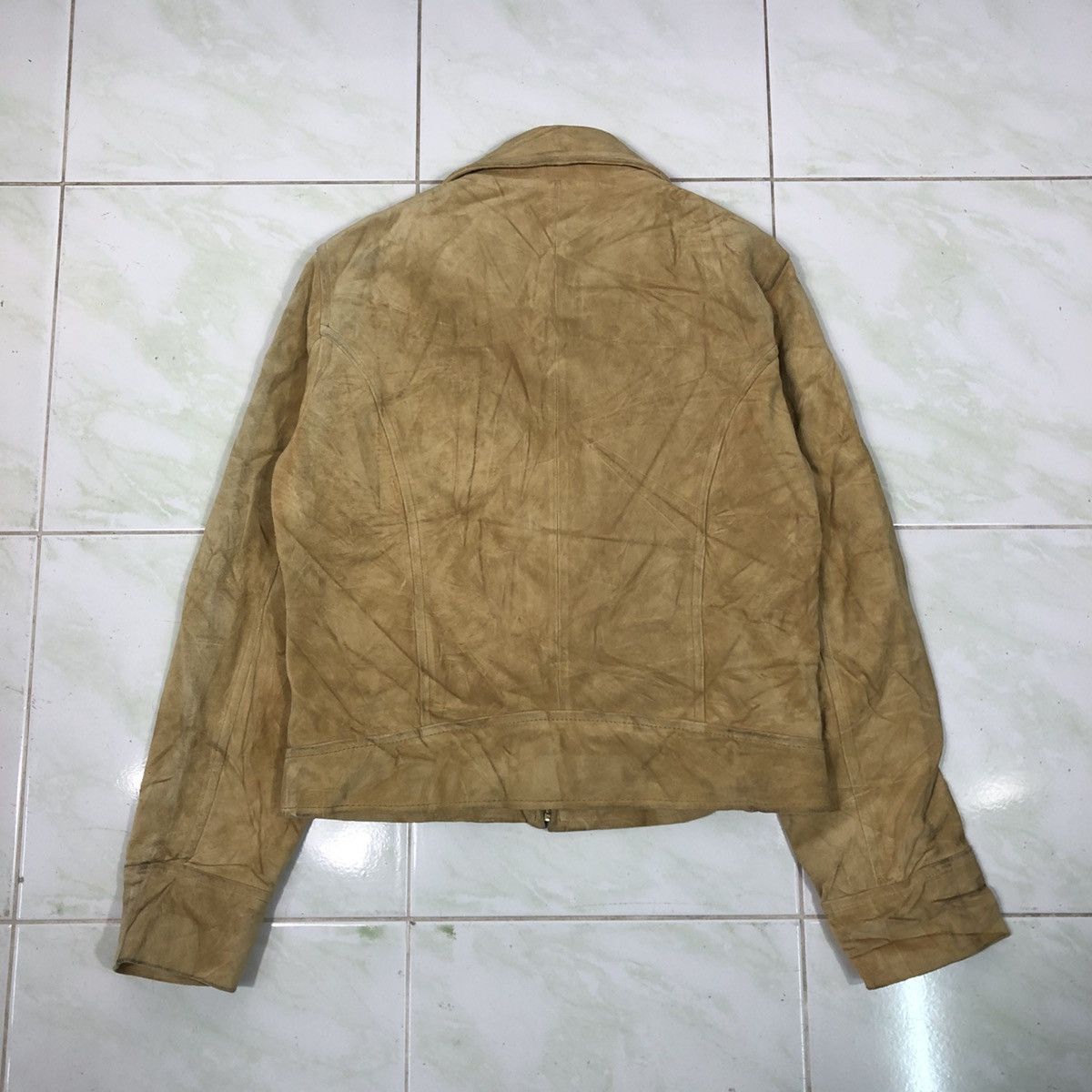 Japanese Brand Vintage Leather Jacket Coach Blanket Size US S / EU 44-46 / 1 - 2 Thumbnail