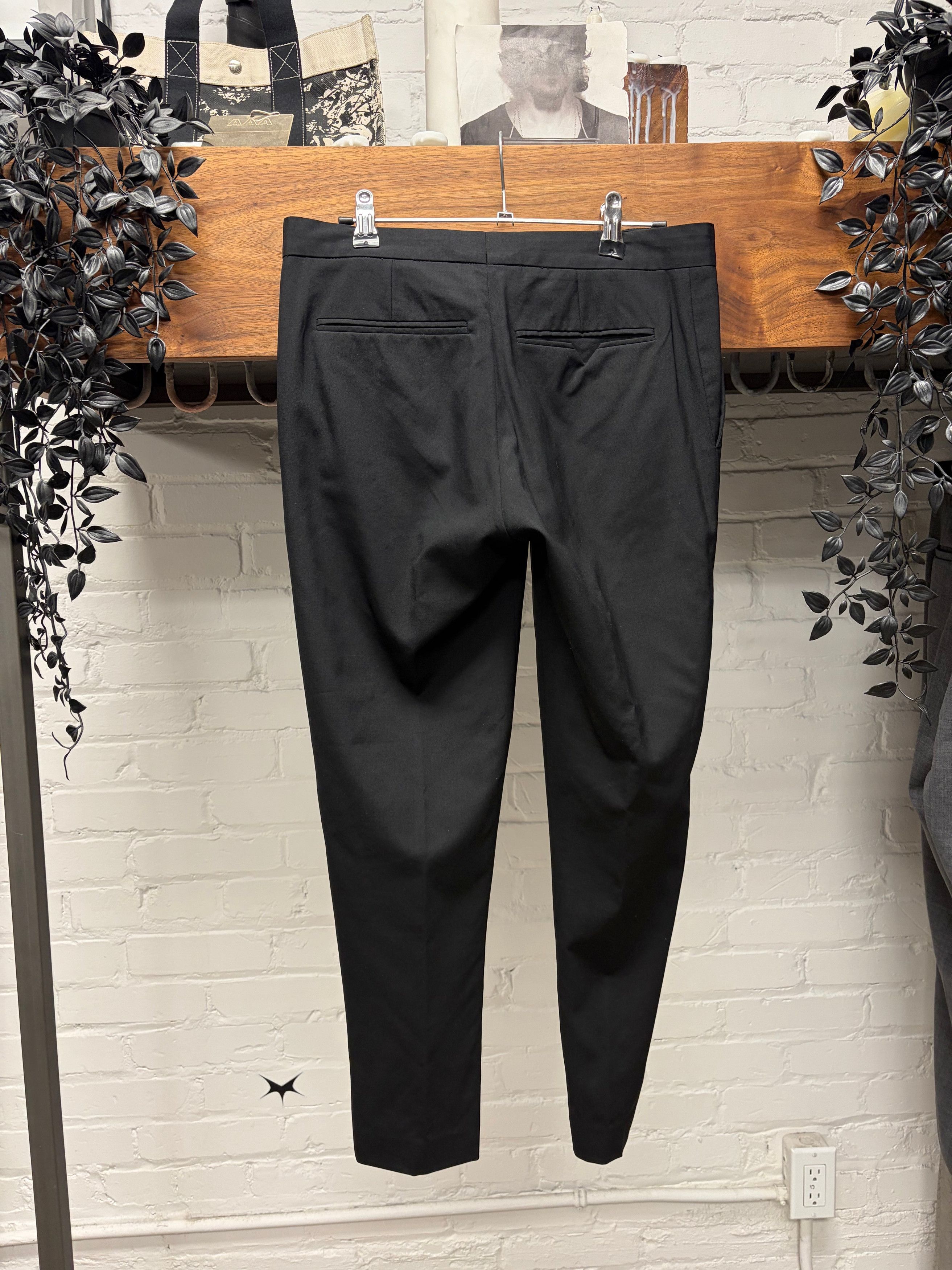 Raf Simons SS2009 Raf Simons Pleated Black Slim Cut Trousers with Pocket Cutout Size US 30 / EU 46 - 3 Thumbnail