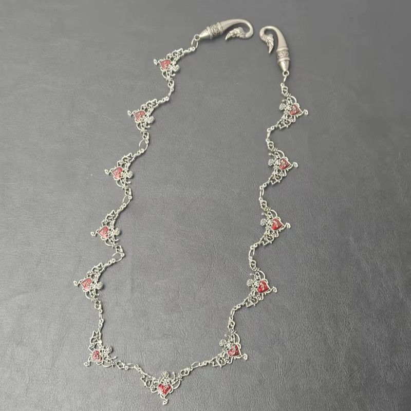 Jewelry Retro Rose Vine Love Collarbone Pants Chain Size ONE SIZE - 4 Thumbnail