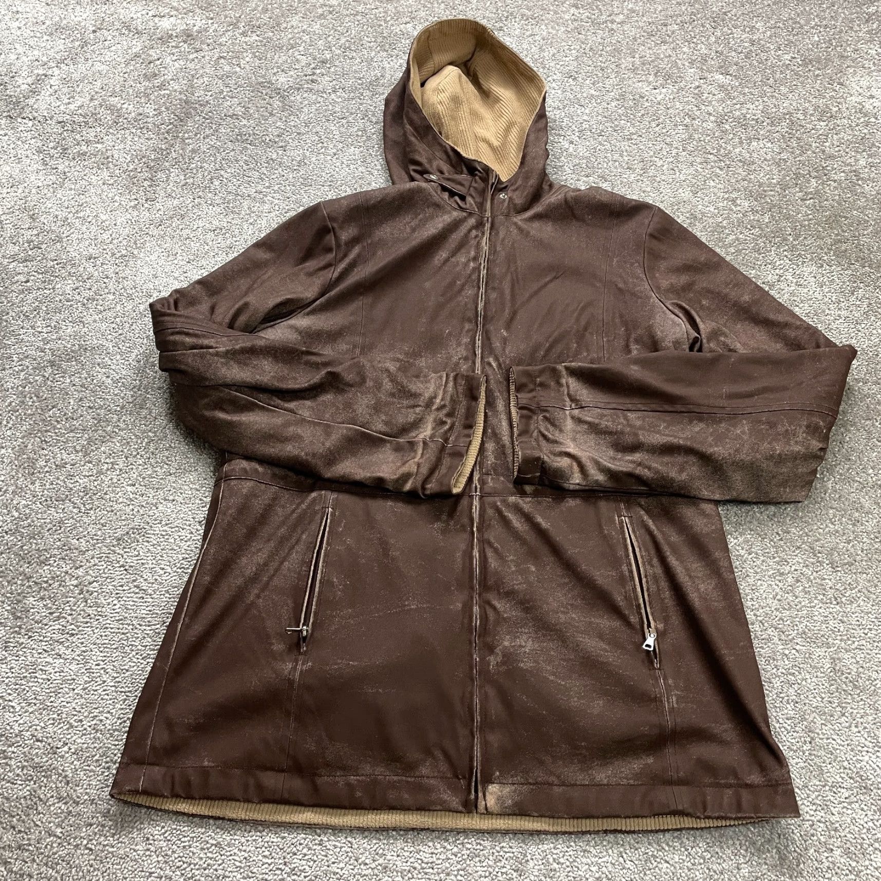 Vintage Weather Tamer Jacket Womens Reversible Hooded Full Zip Corduroy Brown M Size M / US 6-8 / IT 42-44 - 3 Thumbnail