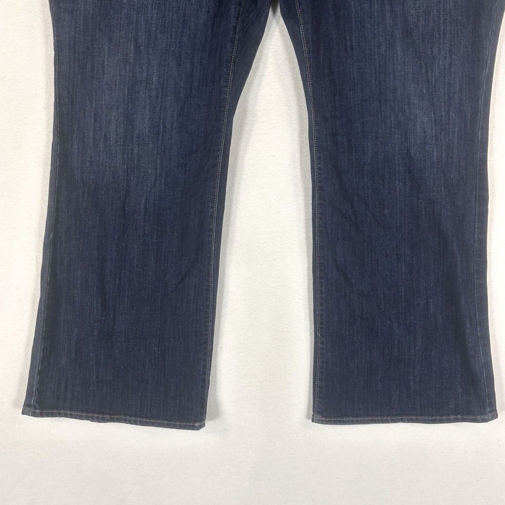 Vintage VINTAGE bootcut jeans Womens 24W Plus Blue Denim Pockets Mid Rise NWT Size 42" / US 20 - 3 Thumbnail