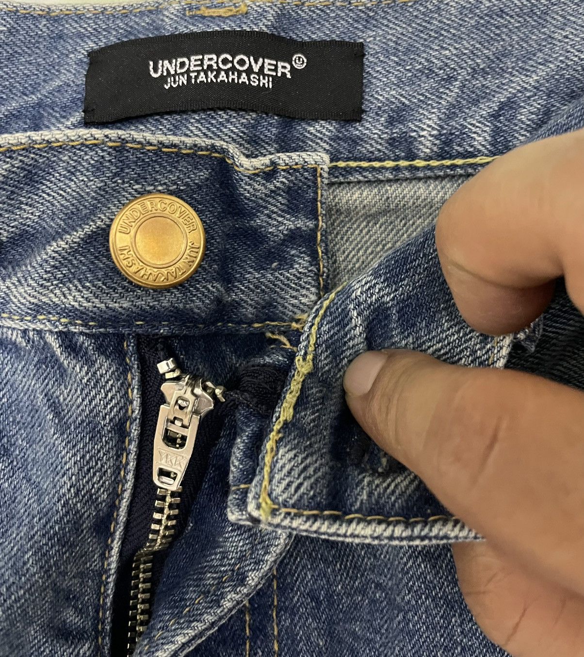Undercover Undercover Jun Takahashi Crop Jeans Women Size 29" - 6 Thumbnail