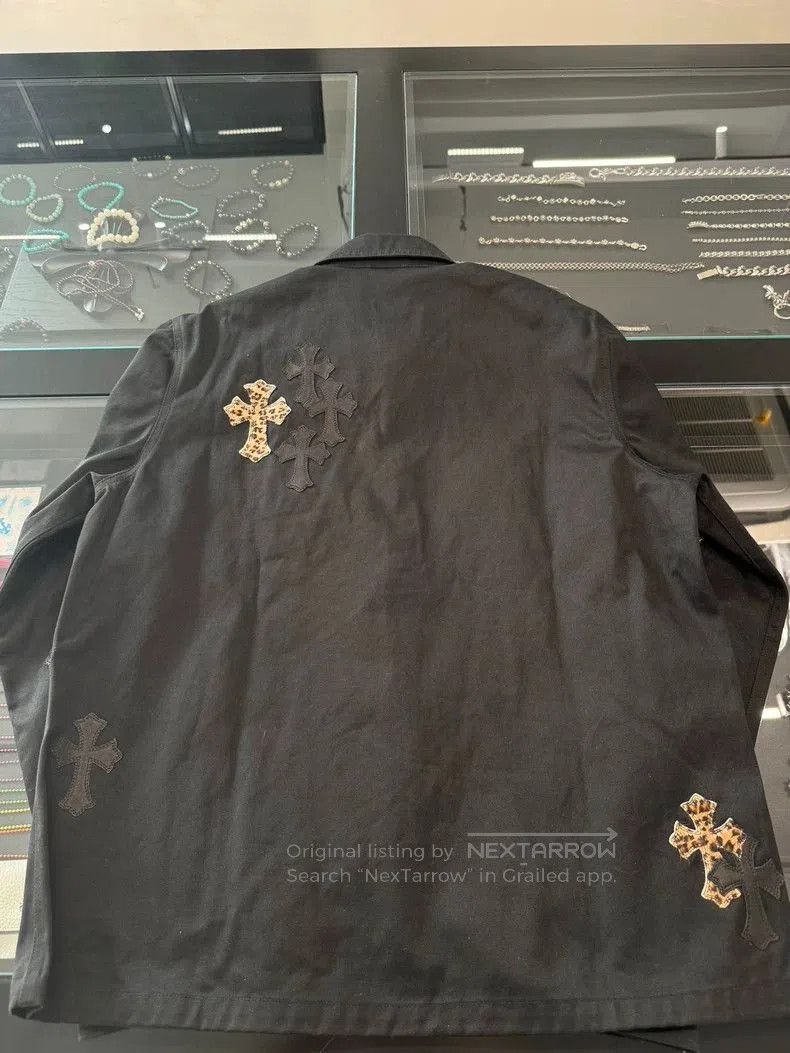 Chrome Hearts Chrome Hearts Black Leopard Print Work Jacket L. Size US L / EU 52-54 / 3 - 2 Thumbnail
