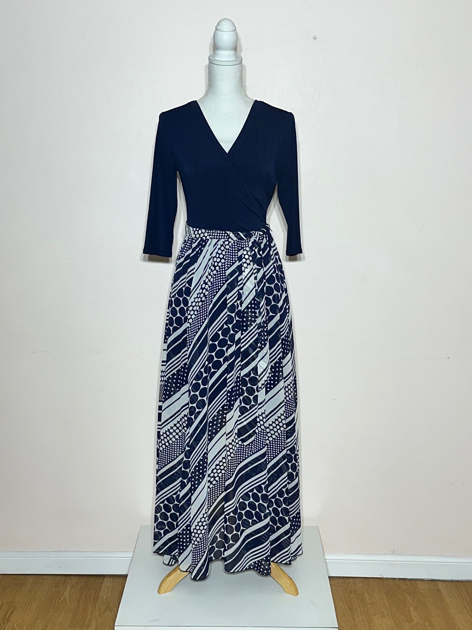 Other Kate and Lily Chiffon and Jersey Maxi Dress Size S / US 4 / IT 40 - 2 Thumbnail