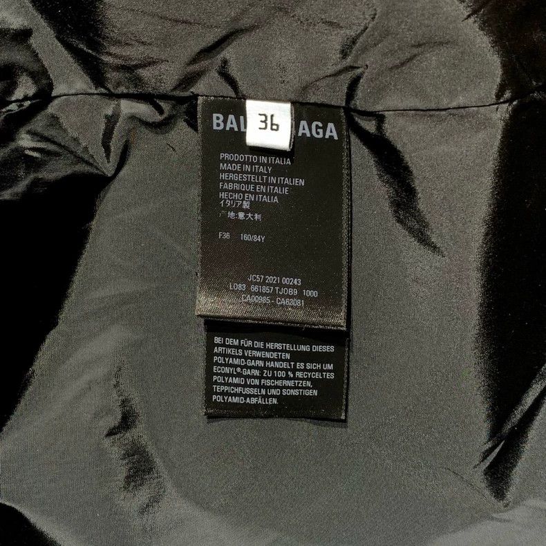 Balenciaga Balenciaga Black printed logo zip jacket 2502-Nextarrow Size XS / US 0-2 / IT 36-38 - 4 Thumbnail