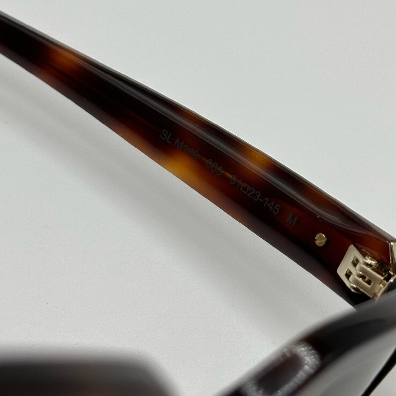 Yves Saint Laurent NEW SAINT LAURENT SUNGLASSES SL M143 003 Havana Green Women Size ONE SIZE - 6 Thumbnail