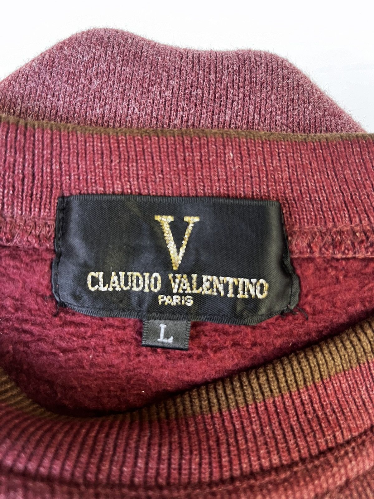Gianni Valentino Vintage Cloudio Valentino Sweatshirt Size US L / EU 52-54 / 3 - 4 Thumbnail