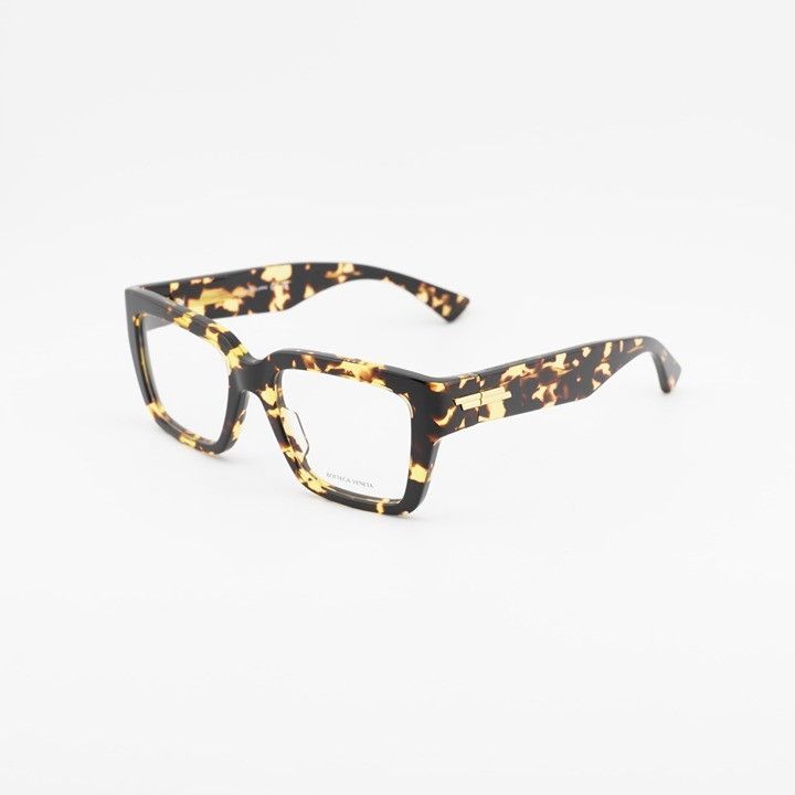 Bottega Veneta Bottega Veneta BV1153O 006 Eyeglasses Havana 51mm Square Size ONE SIZE - 1 Thumbnail