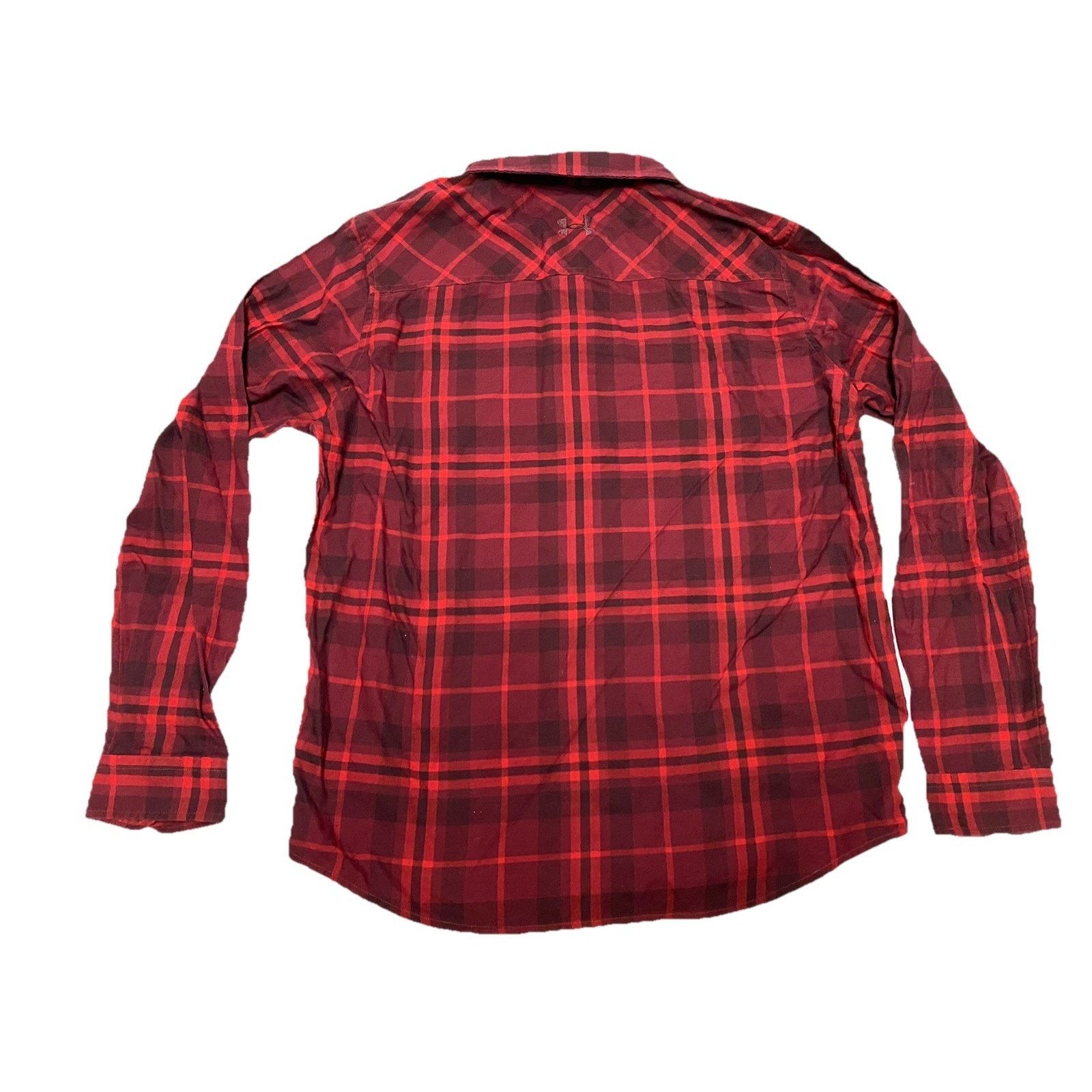Under Armour UA Men's Red Plaid Button Up Fitted Long Sleeve Shirt Sz XL Size US XL / EU 56 / 4 - 7 Thumbnail