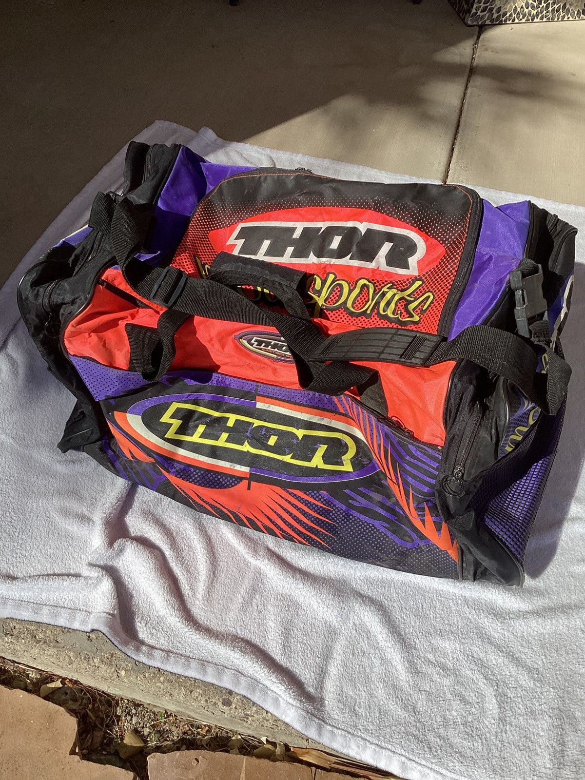 Fox Racing × Streetwear × Vintage Vtg 90s Thor Moto sports motocross ...