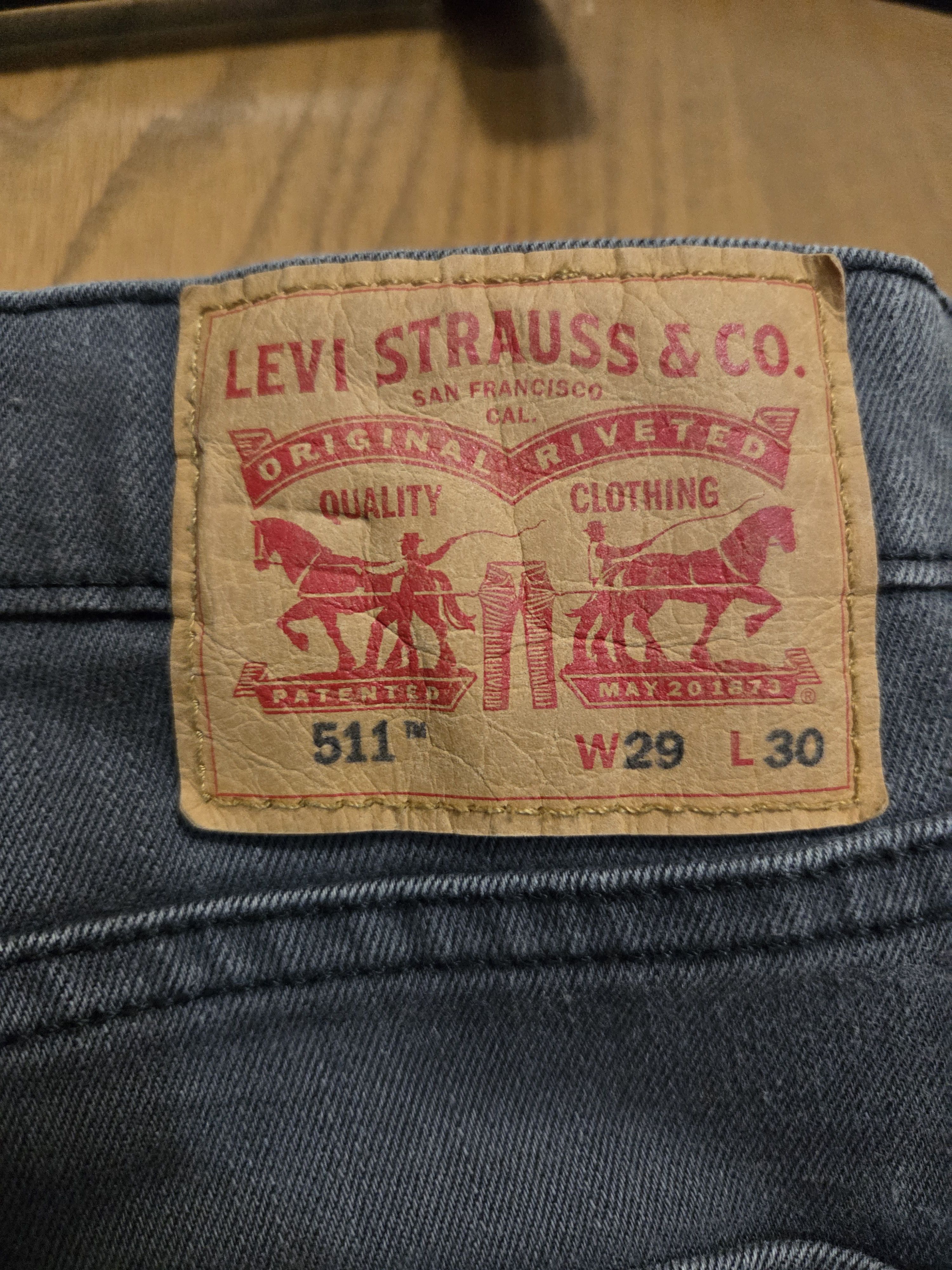 Levi's Levi's Grey Jeans Size US 29 - 1 Thumbnail