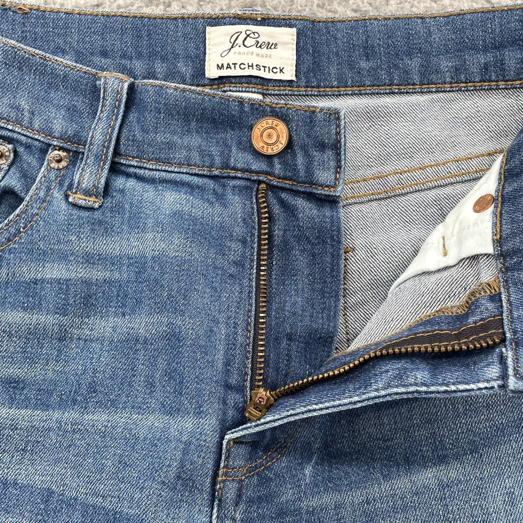 J.Crew J.Crew 770 Jeans Mens 31x29* Whisker Slim Kaihara Japanese Denim Minimalist 90's Size US 31 - 7 Thumbnail
